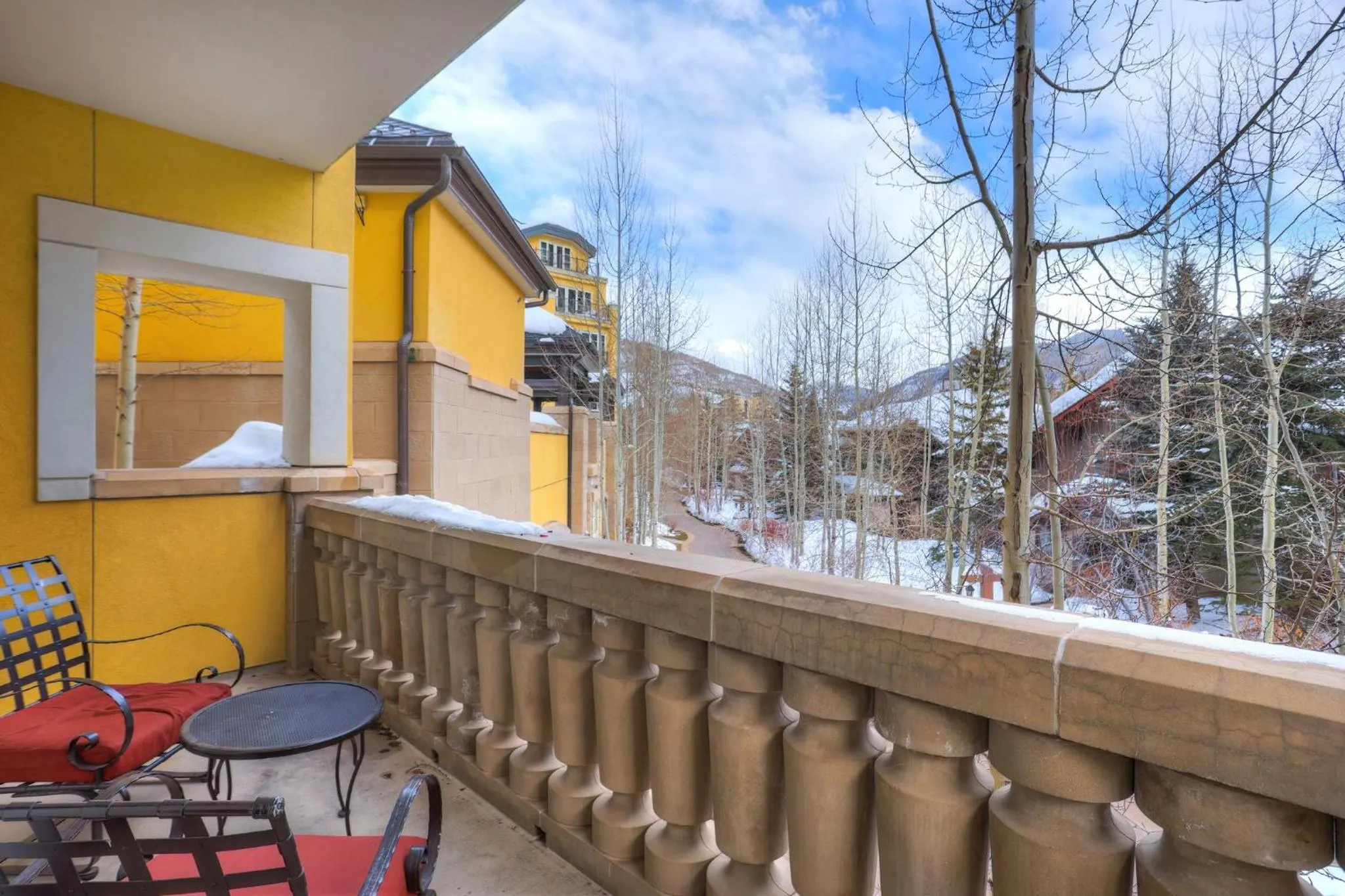 Balcony/Terrace in Legendary Lodging at the Ritz Carlton Residences Vail, A Vail Resorts Property