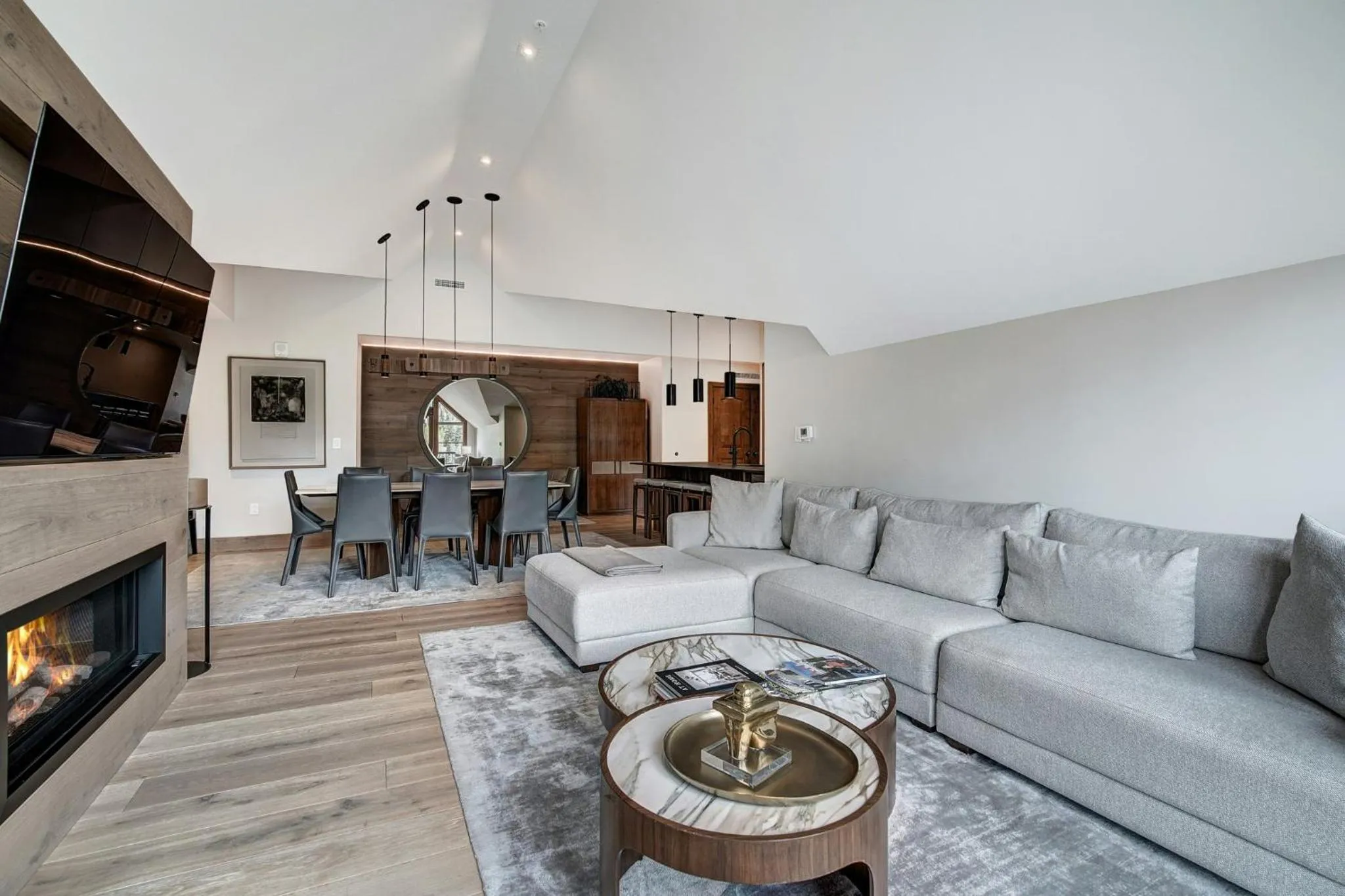 Living room in Legendary Lodging at the Ritz Carlton Residences Vail, A Vail Resorts Property