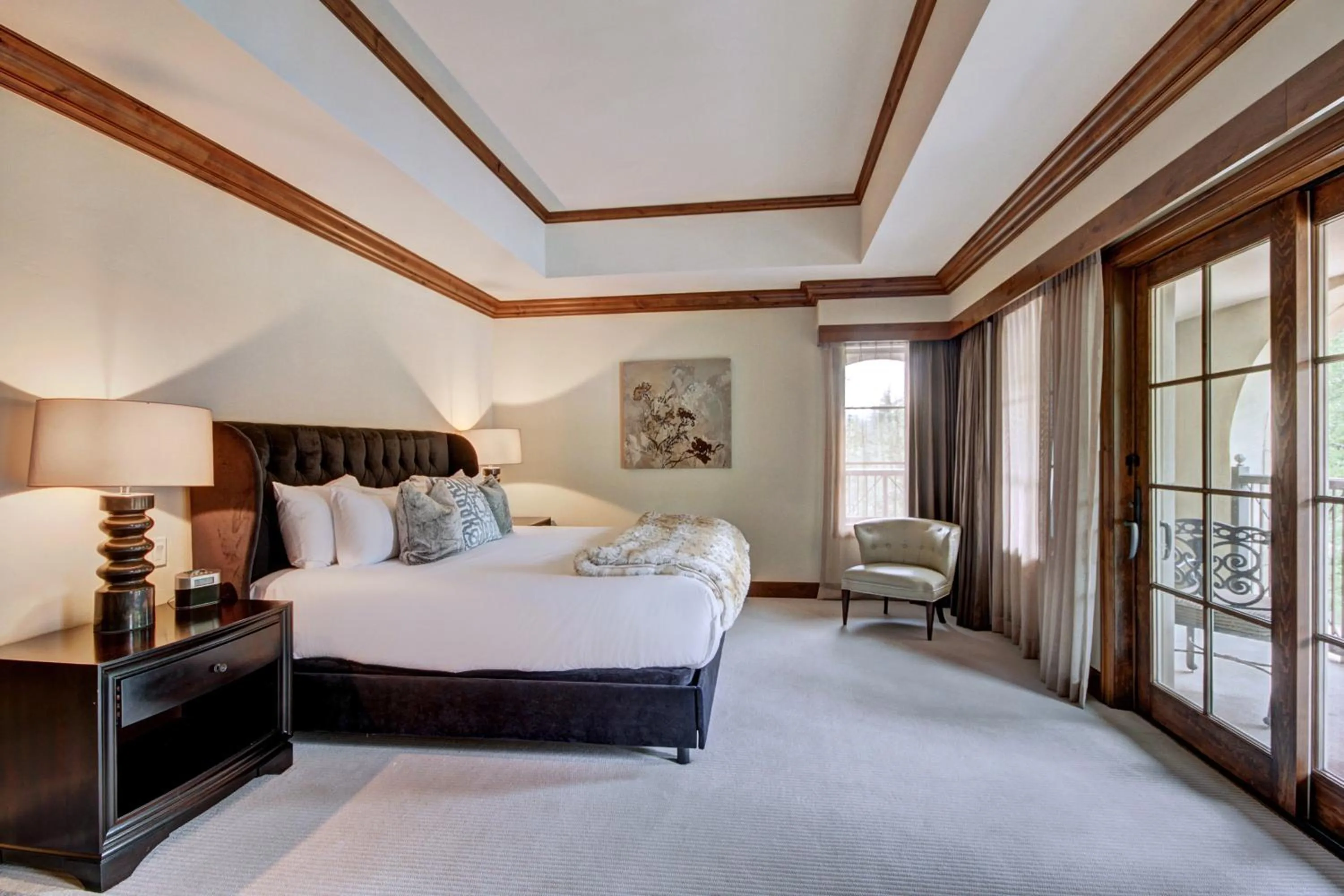 Bed in Legendary Lodging at the Ritz Carlton Residences Vail, A Vail Resorts Property