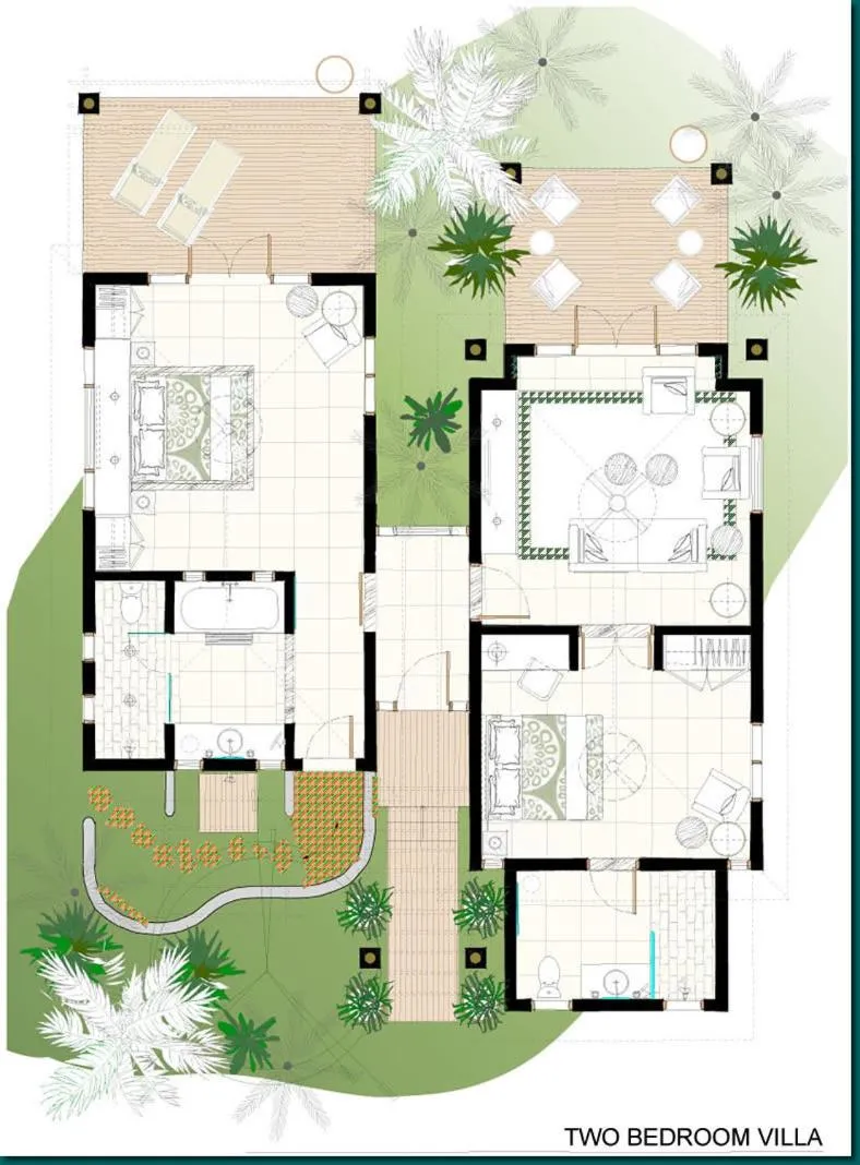 Floor plan in Eratap Beach Resort