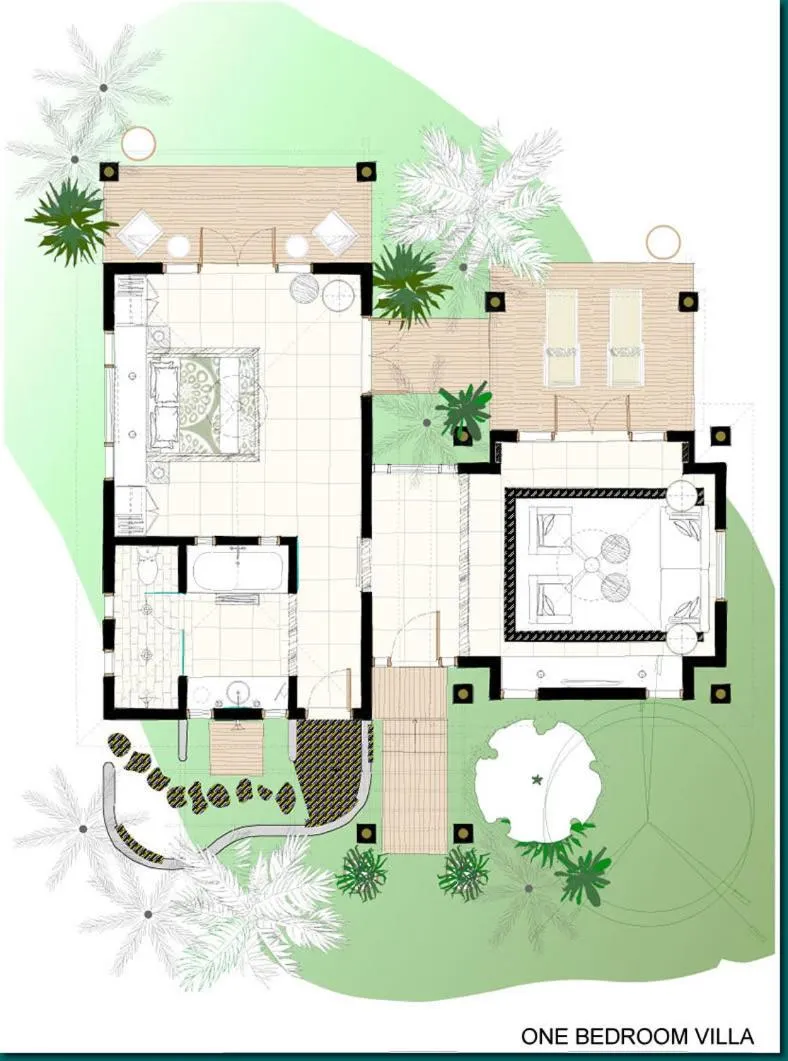 Floor plan in Eratap Beach Resort