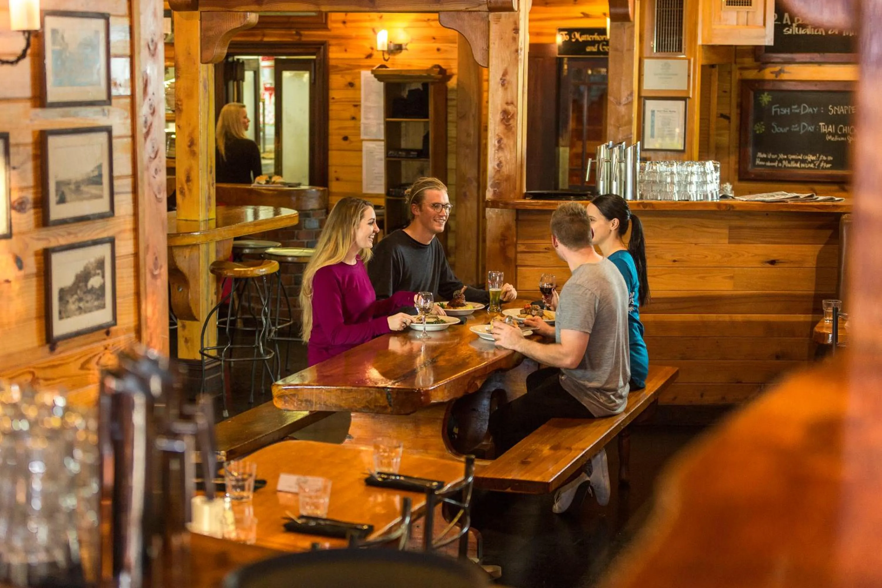 Restaurant/places to eat in The Powderhorn Chateau