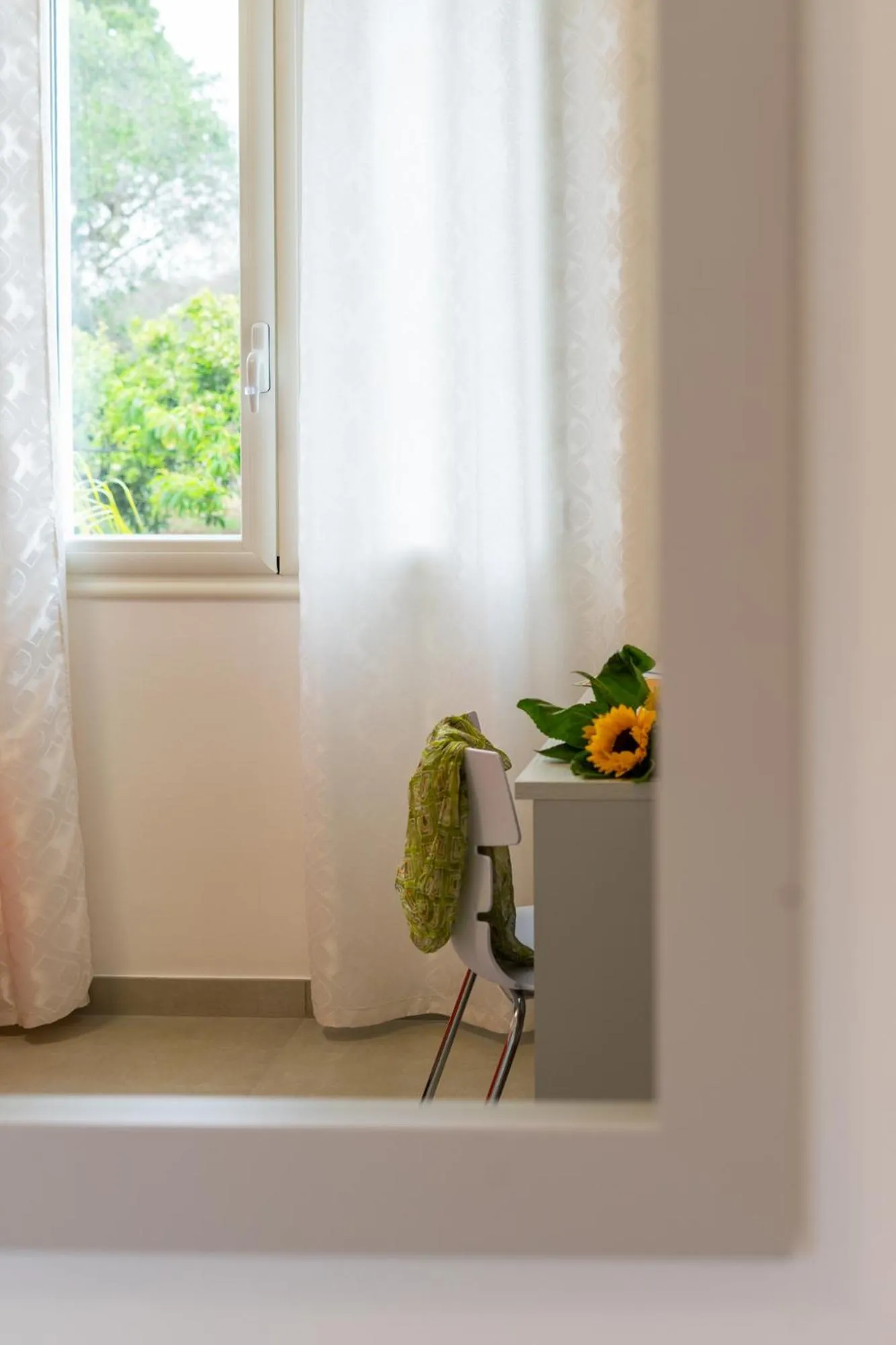 Garden view in Paloma B&B