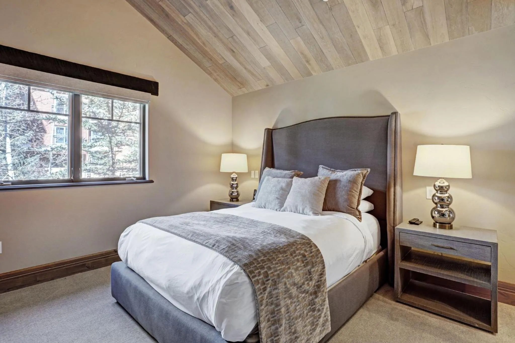 Bedroom, Bed in The Arrabelle at Vail Square, a RockResort, by Vail Resorts