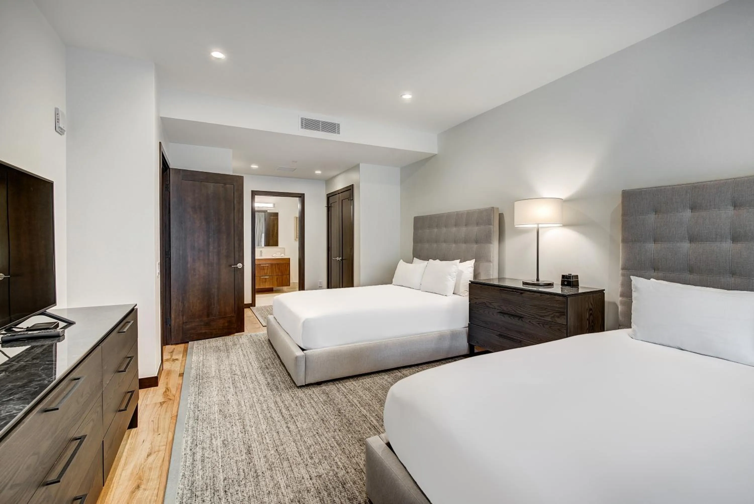 Bed in The Arrabelle at Vail Square, a RockResort, by Vail Resorts