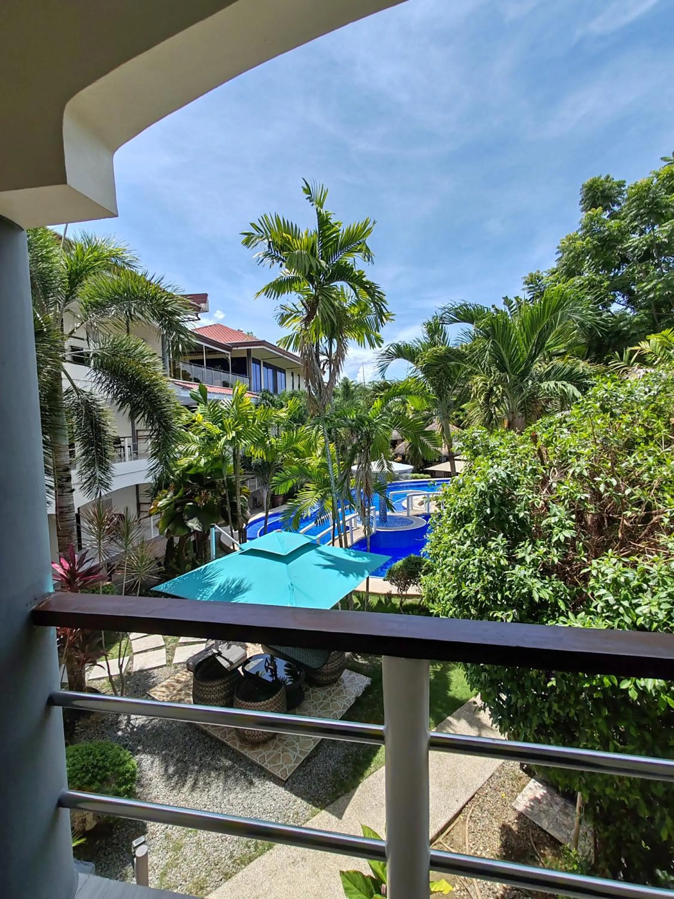 Pool view in Alona Northland Resort