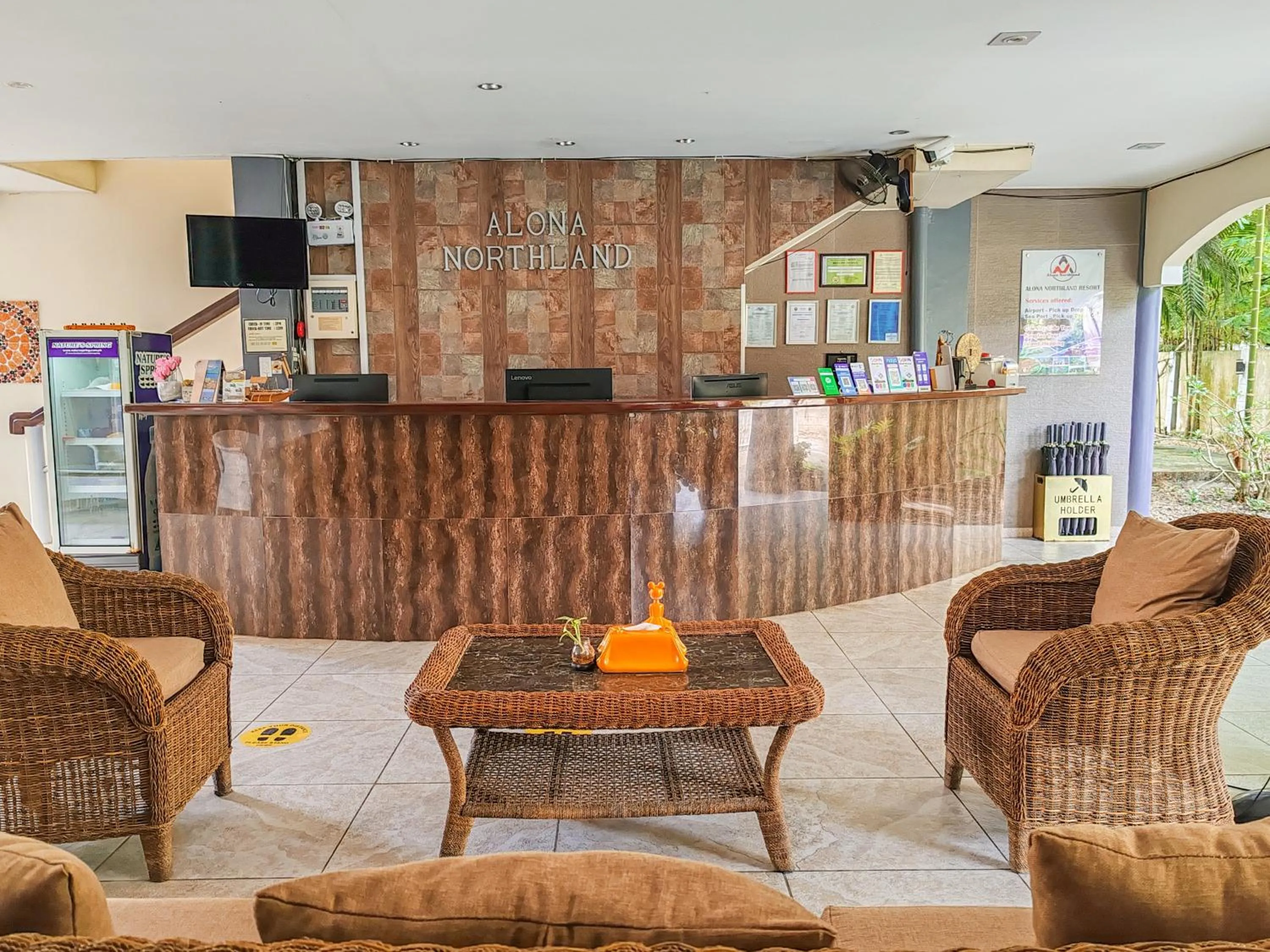 Seating area in Alona Northland Resort