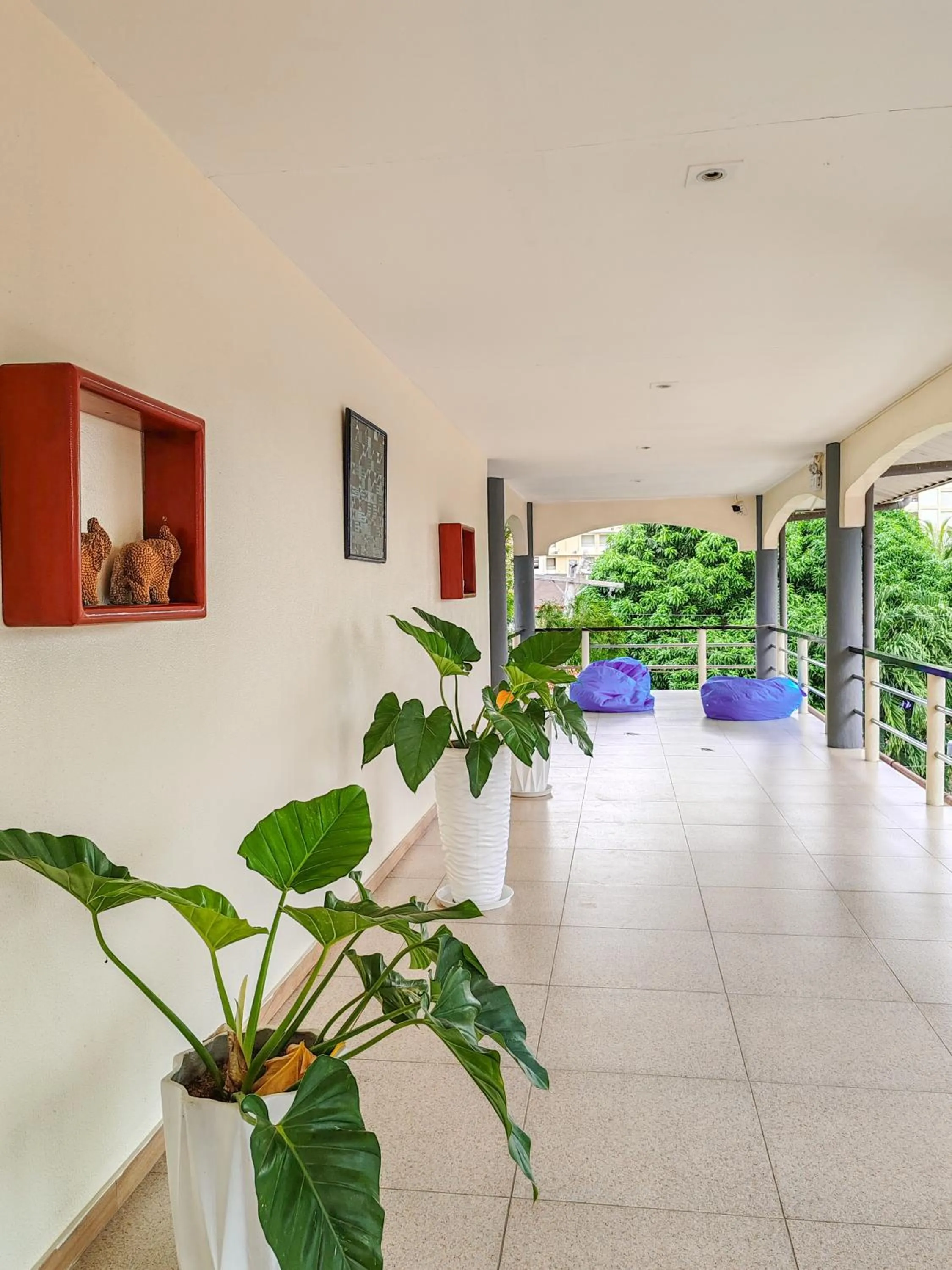 Garden view in Alona Northland Resort