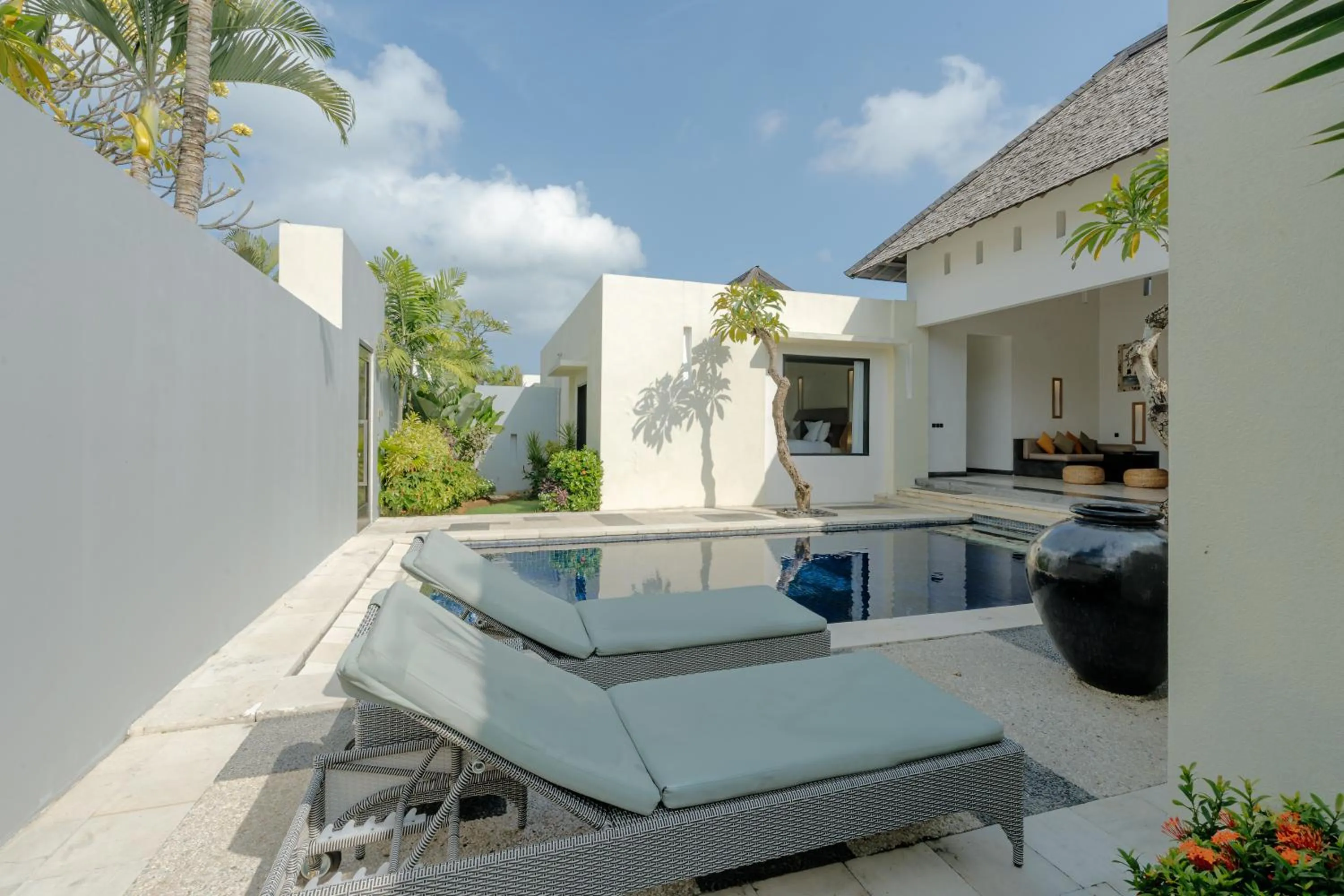 Swimming pool in The Seminyak Suites Private Villas