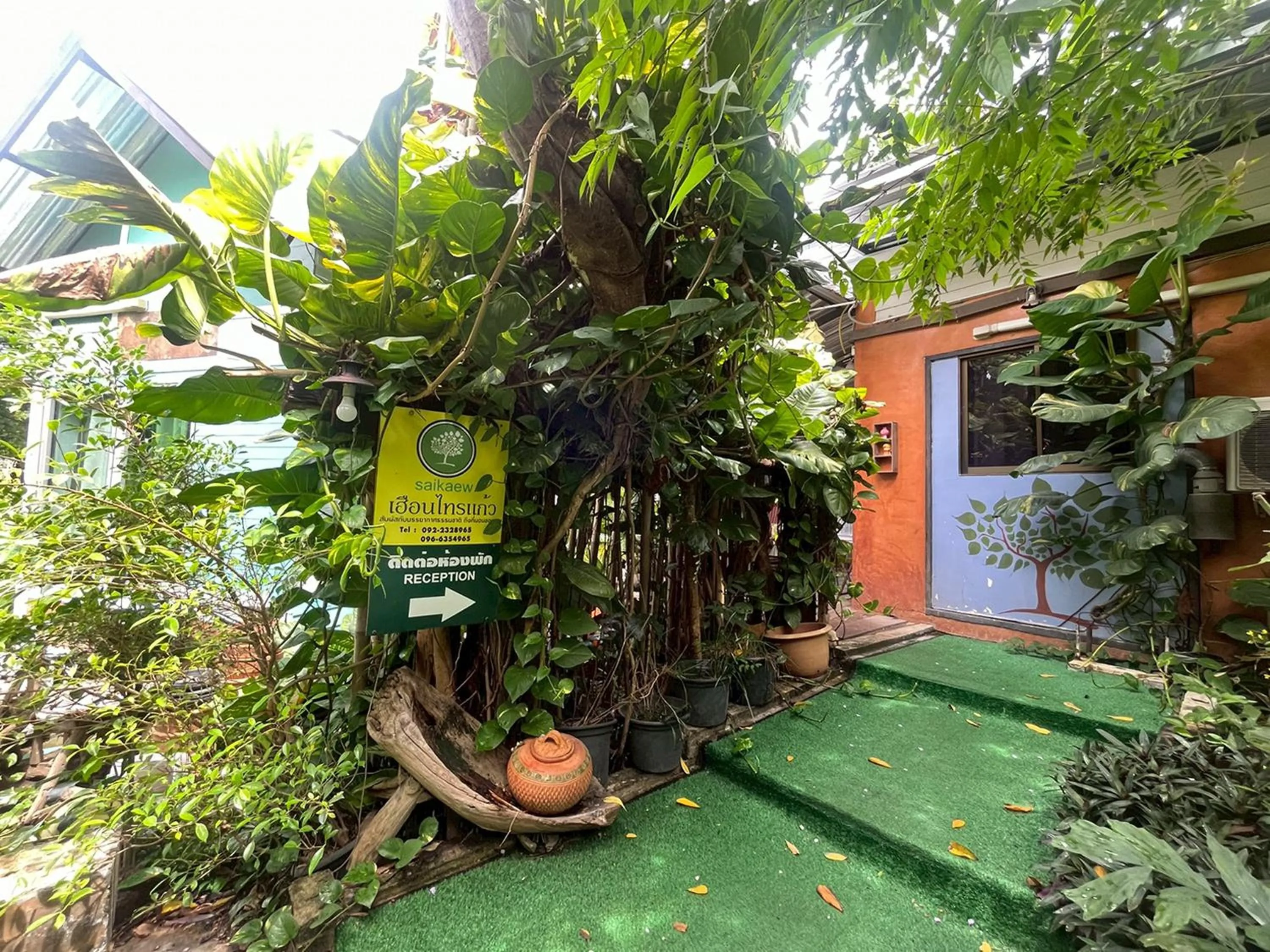 Garden view in Saikaew Resort