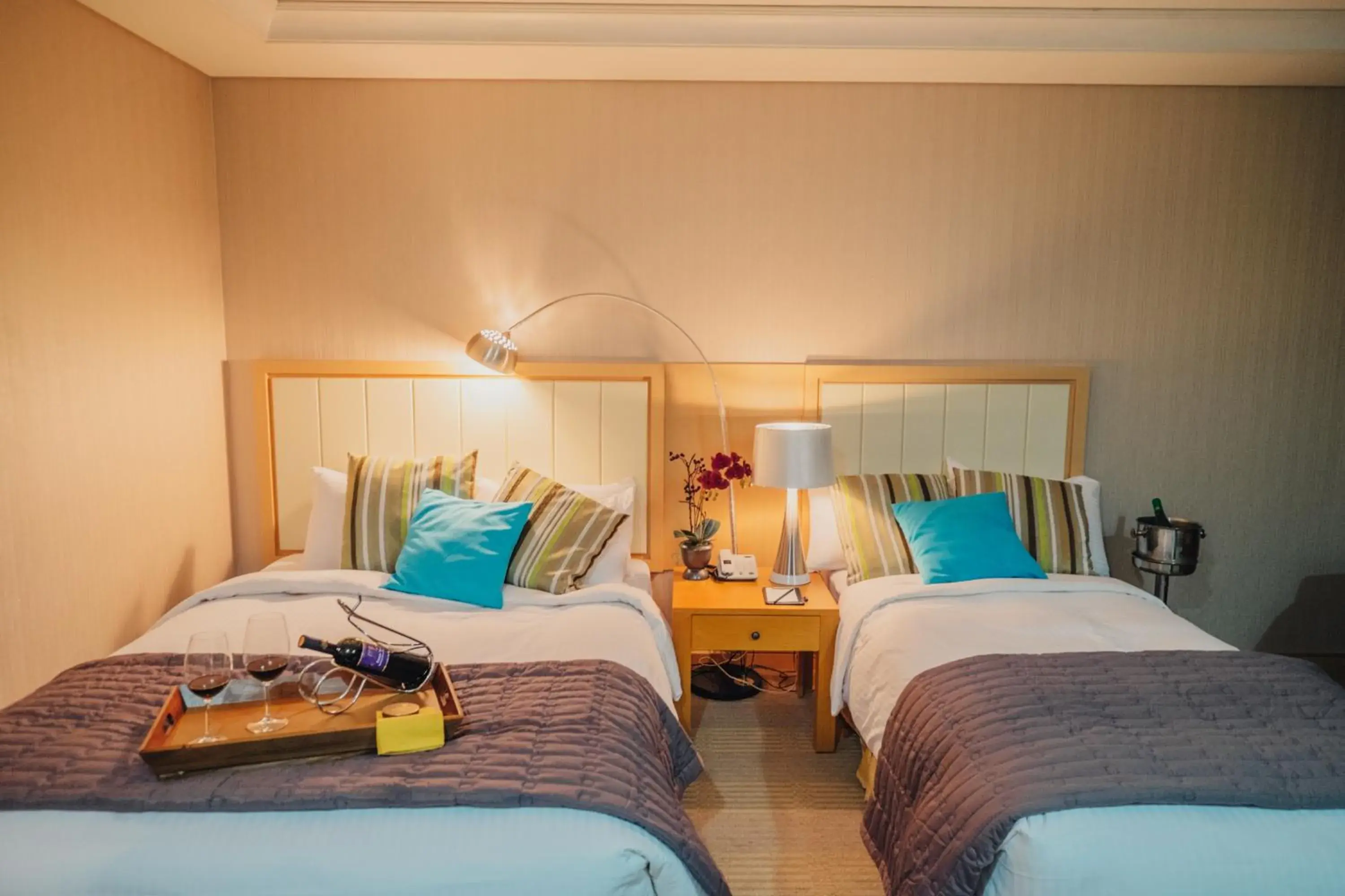 Bed in Jeju Mei The Hotel Bed in Jeju Mei The Hotel