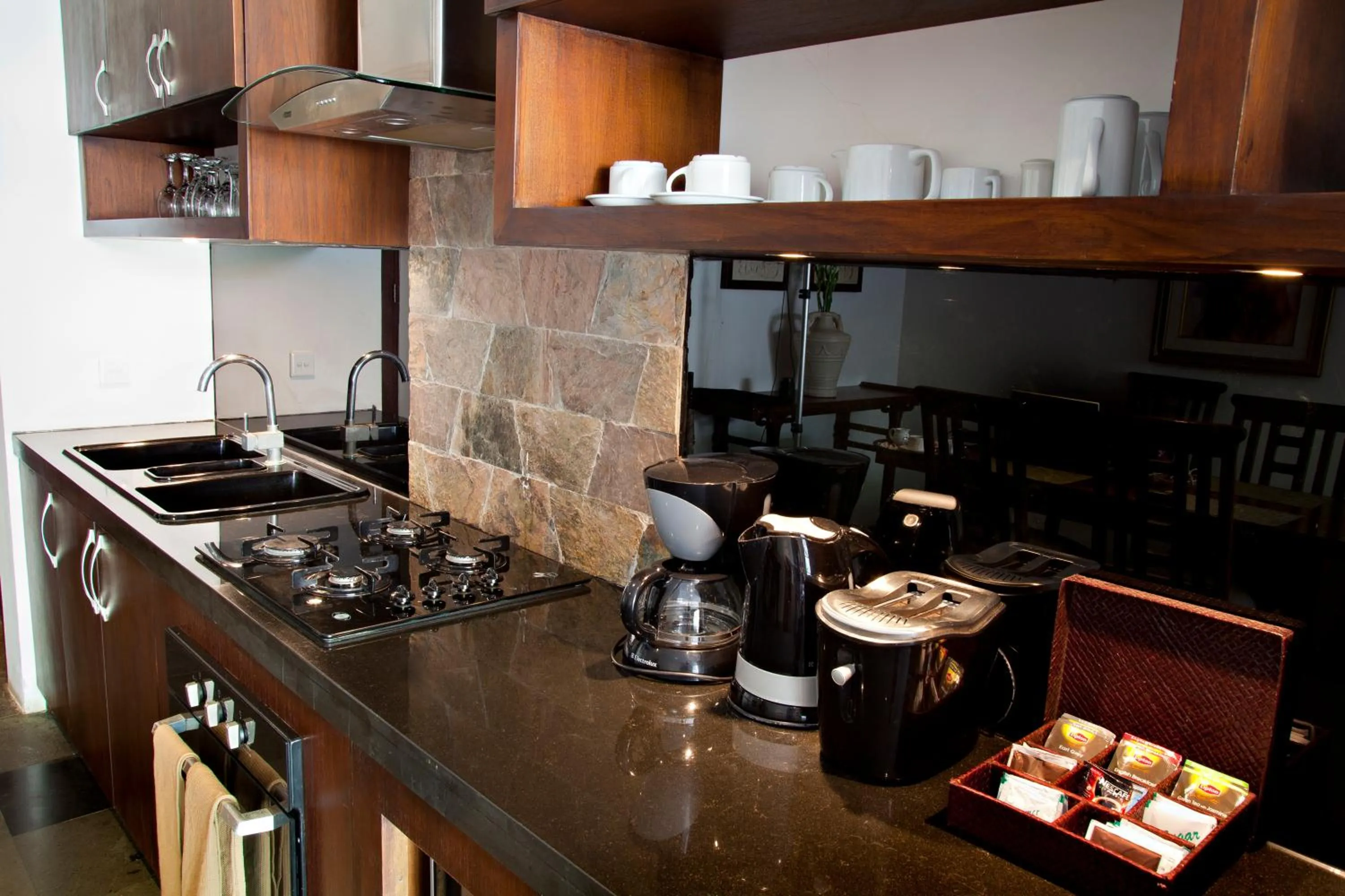 Kitchen or kitchenette in Gending Kedis Luxury Villas & Spa Estate