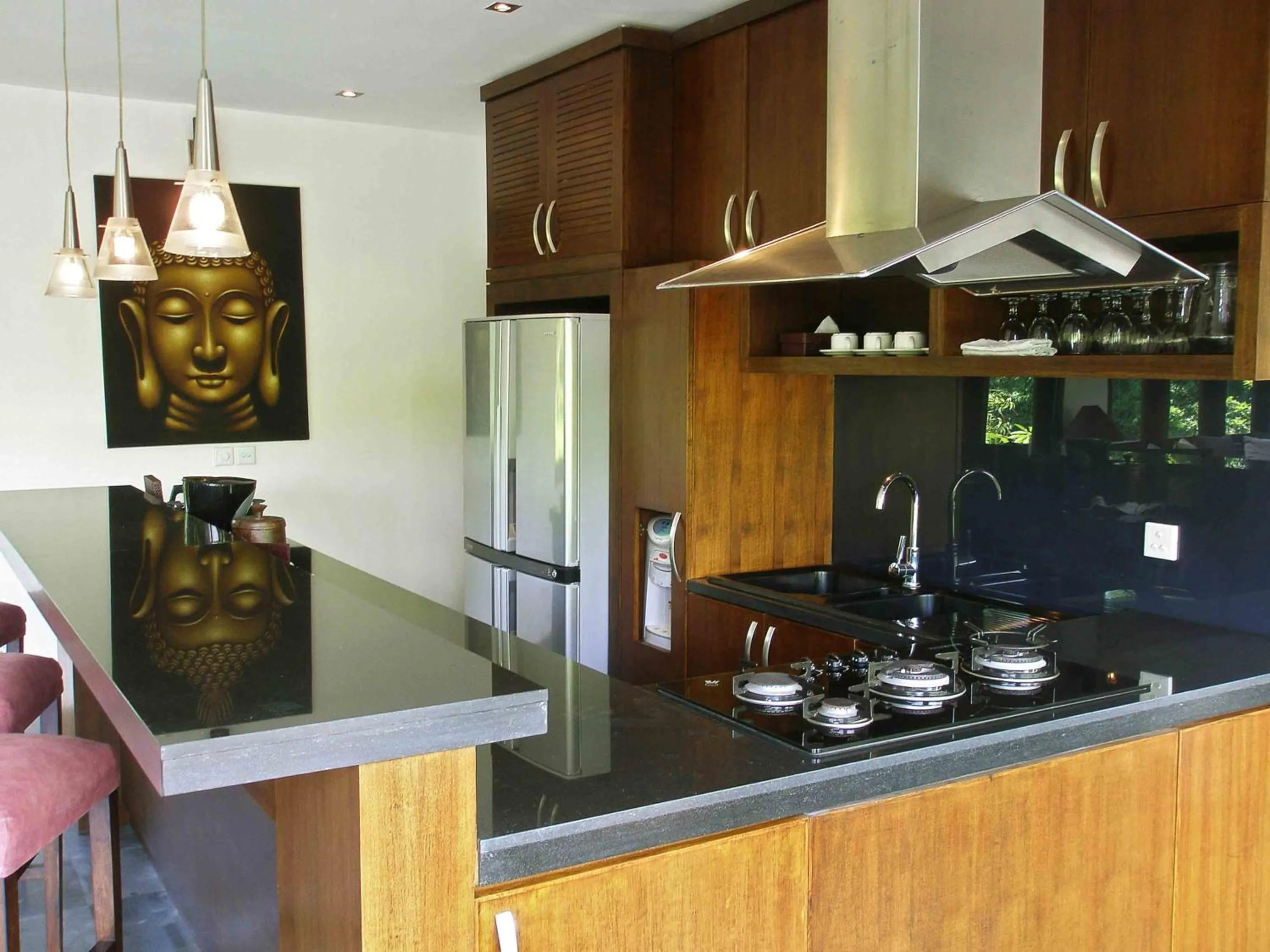 Kitchen or kitchenette in Gending Kedis Luxury Villas & Spa Estate