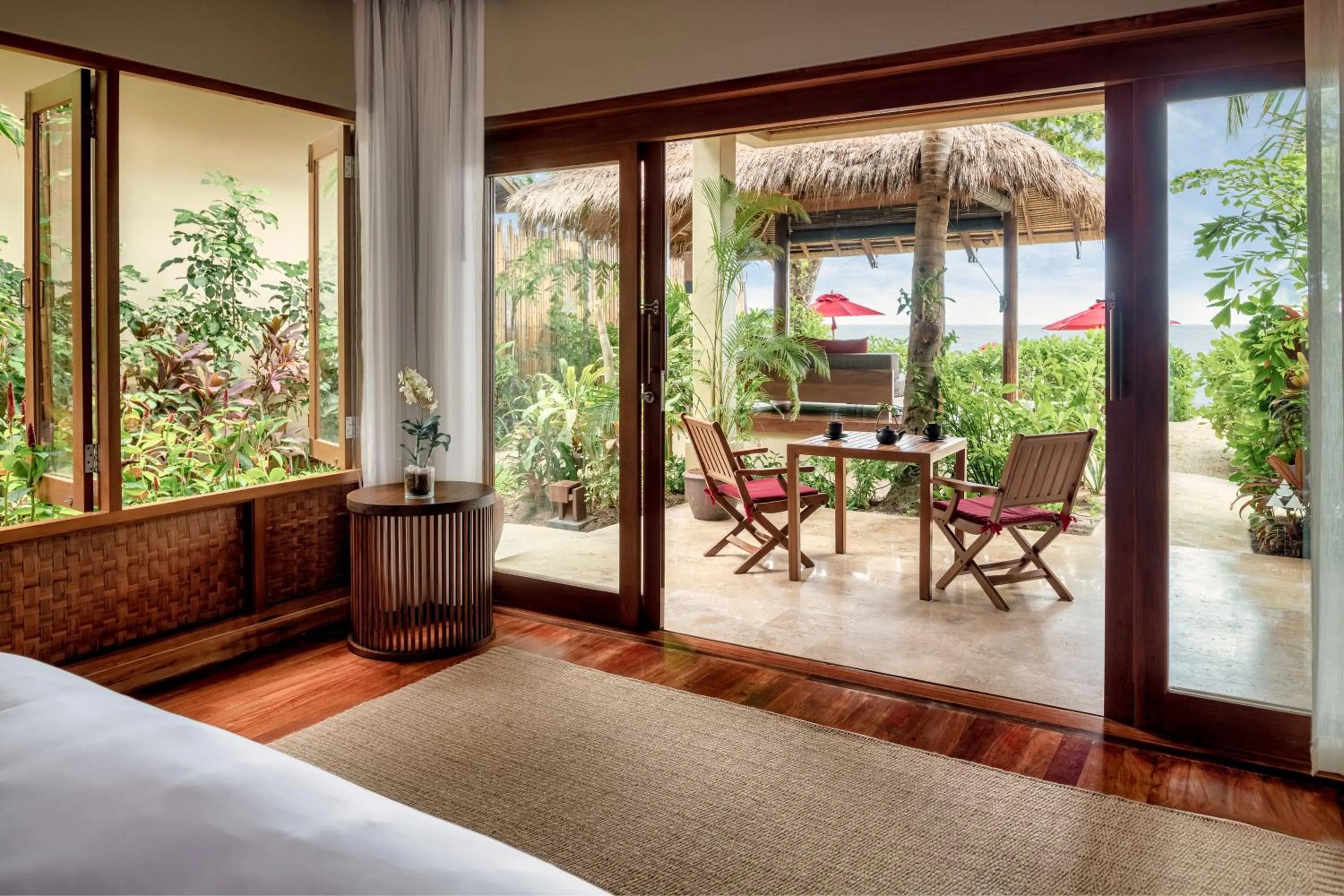 Patio, Bed in Anantara Rasananda Koh Phangan Villas