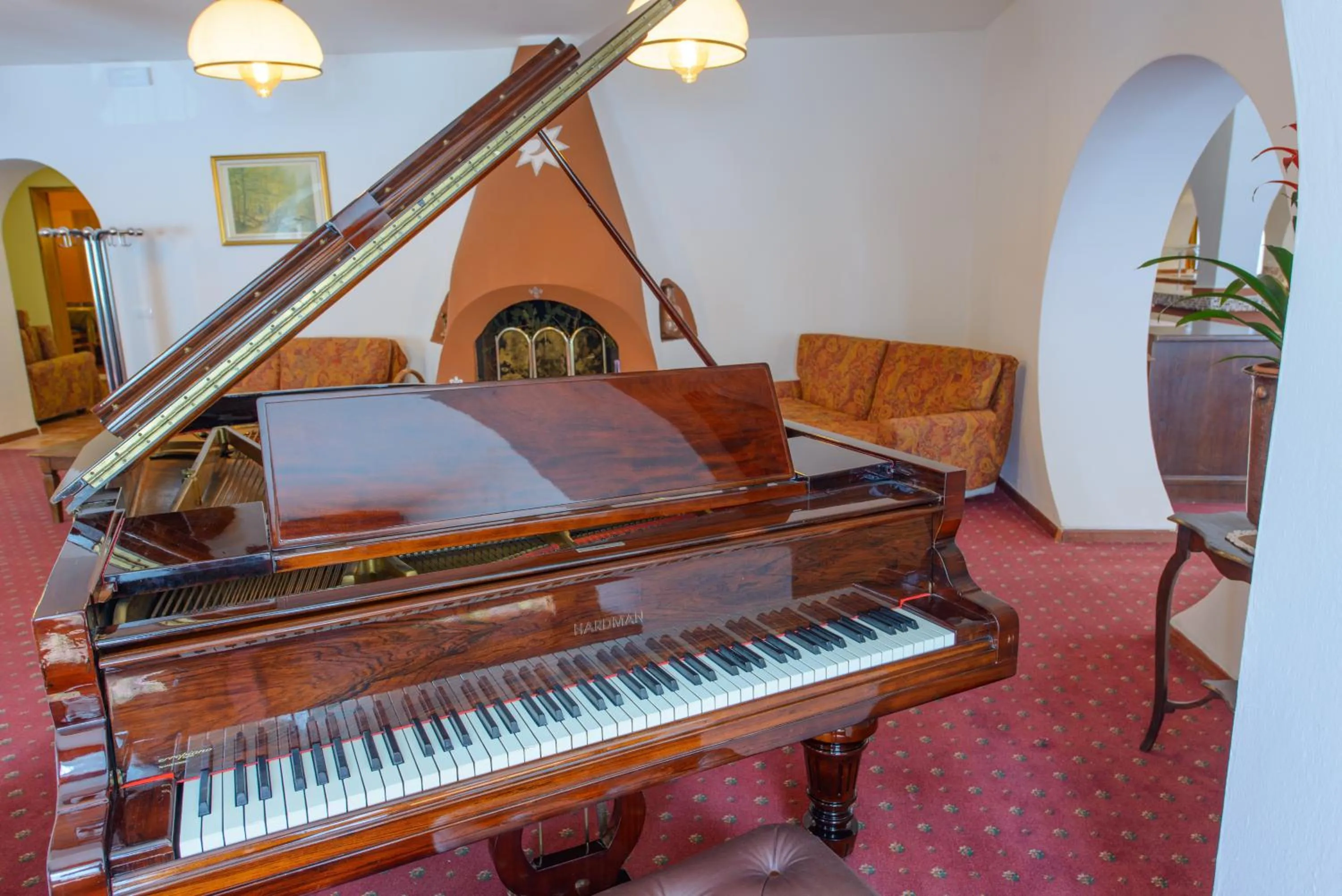 Communal lounge/ TV room in Park Hotel Faloria