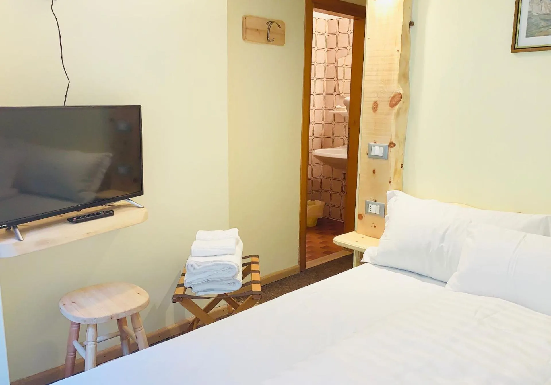 Bed in Park Hotel Faloria