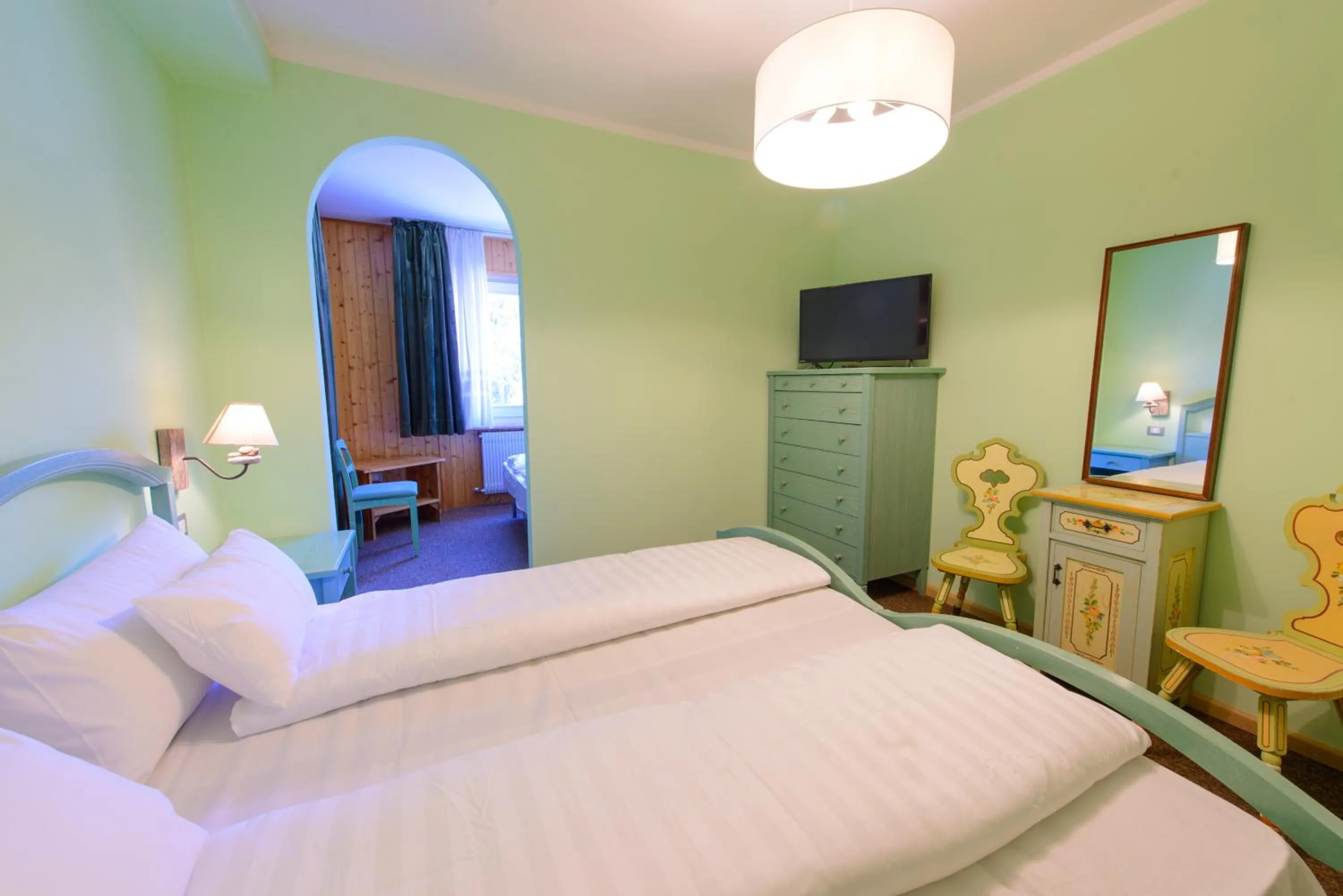 Bed in Park Hotel Faloria