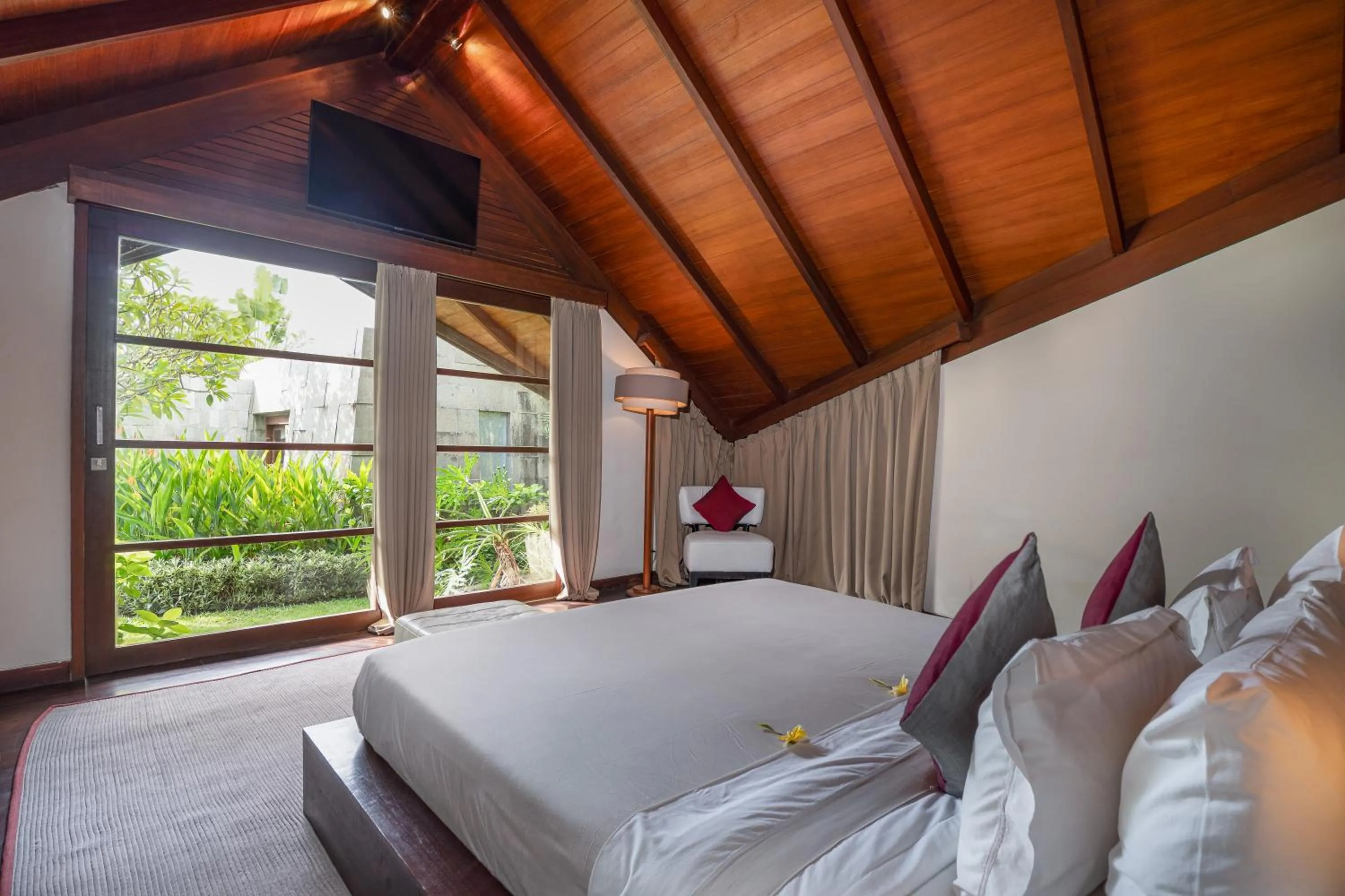 Bedroom, Bed in The Layar - Designer Villas and Spa, CHSE Certified