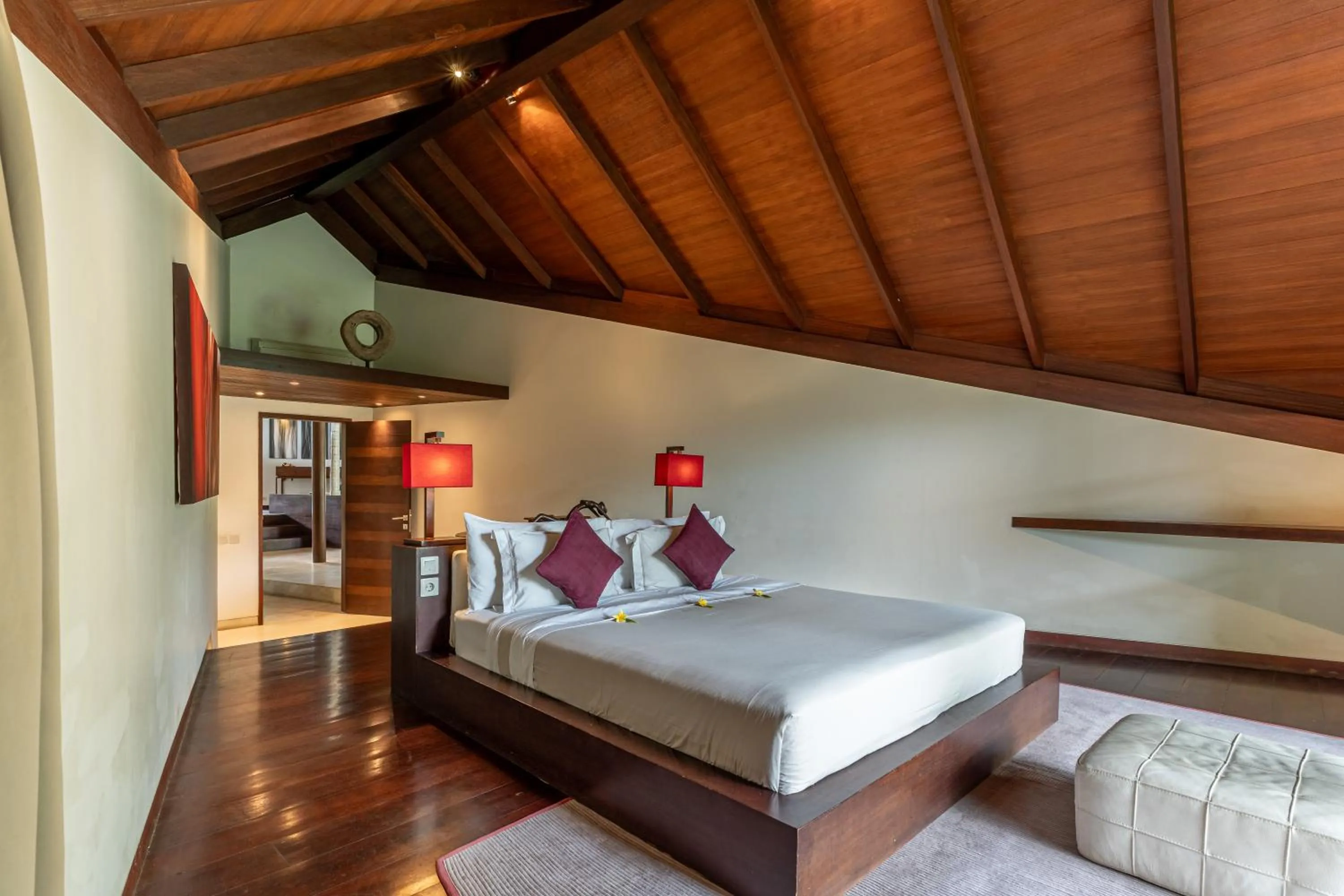 Bedroom, Bed in The Layar - Designer Villas and Spa, CHSE Certified