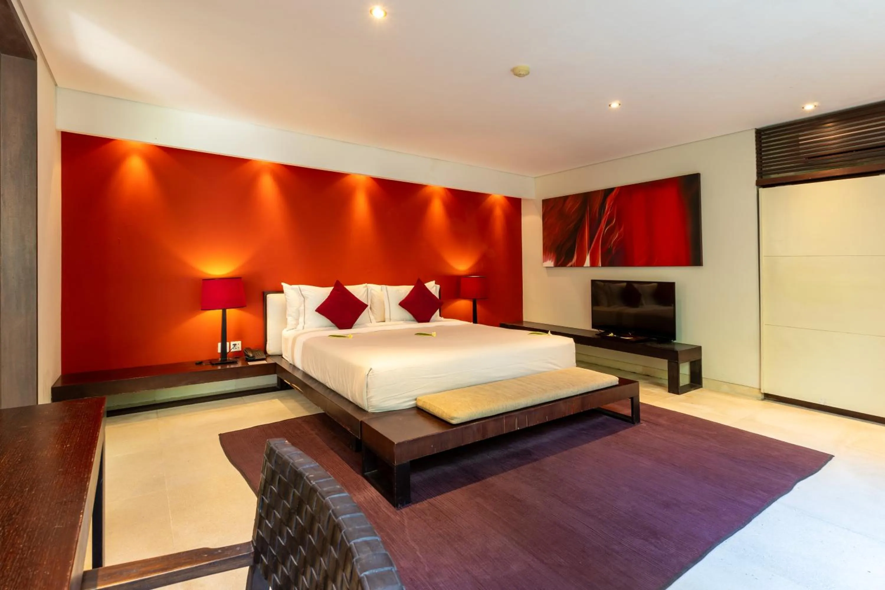 Bedroom, Bed in The Layar - Designer Villas and Spa, CHSE Certified