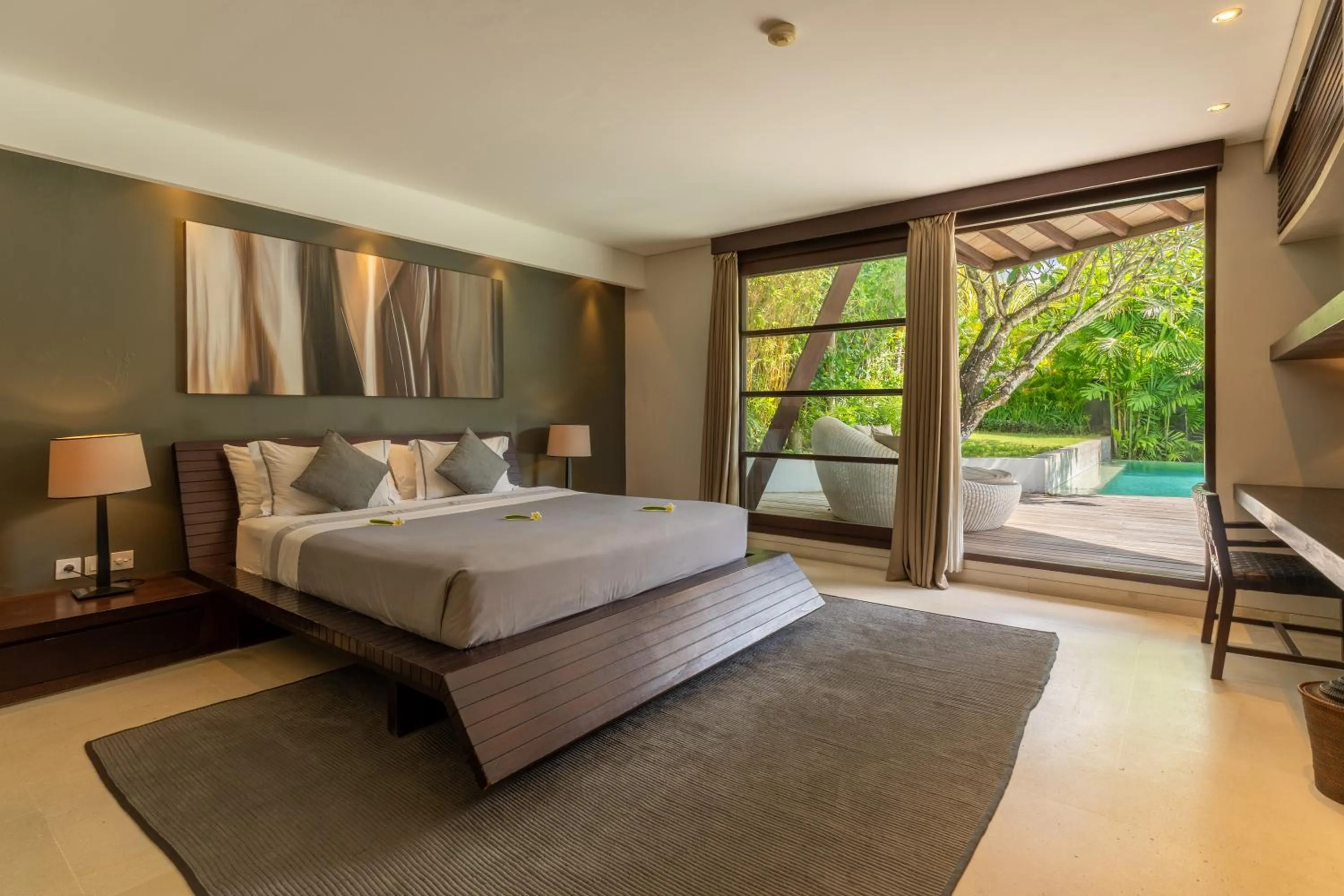 Bedroom, Bed in The Layar - Designer Villas and Spa, CHSE Certified