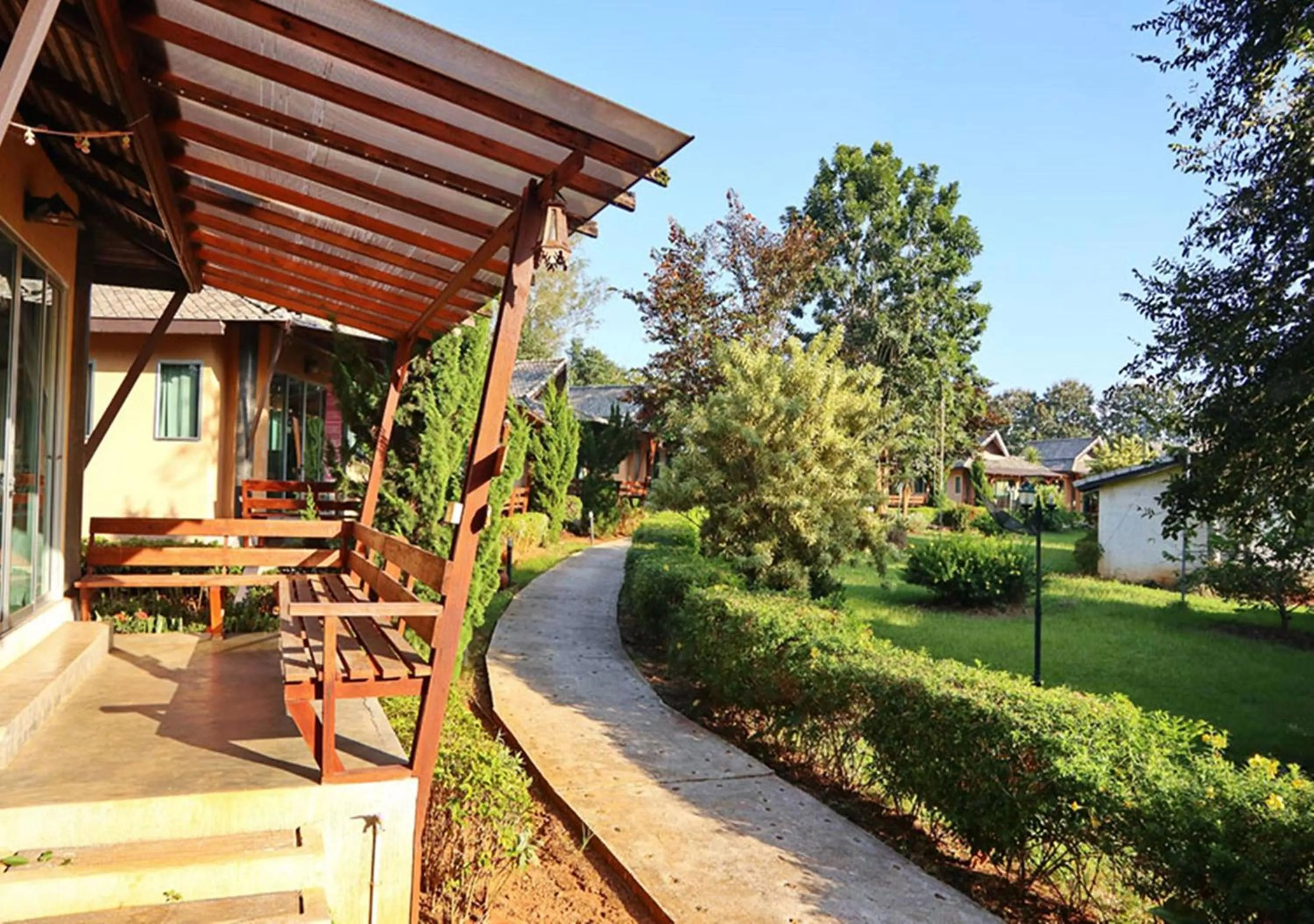 Balcony/Terrace in Aurora Resort Chiangdao