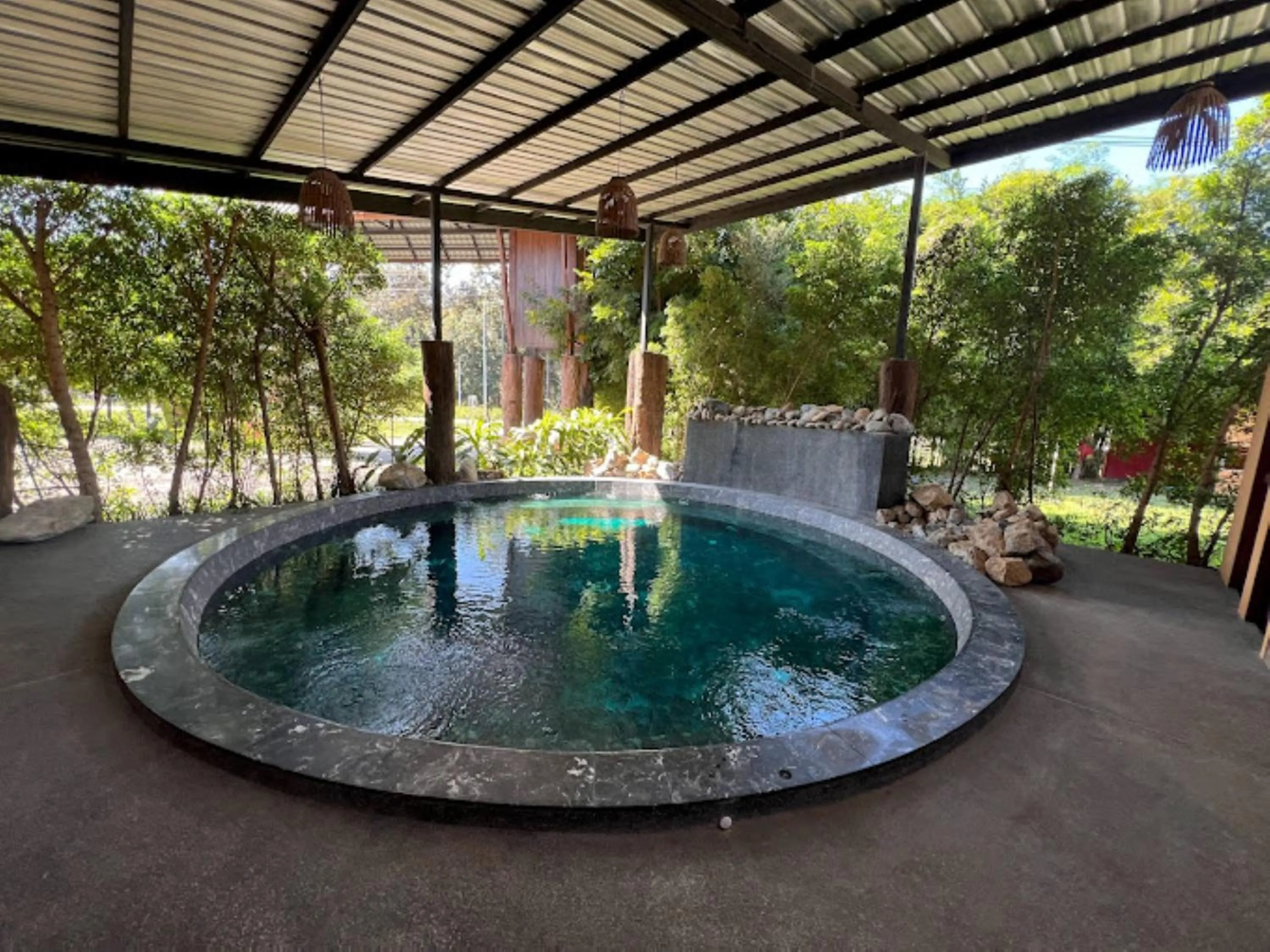 Hot Spring Bath in Aurora Resort Chiangdao