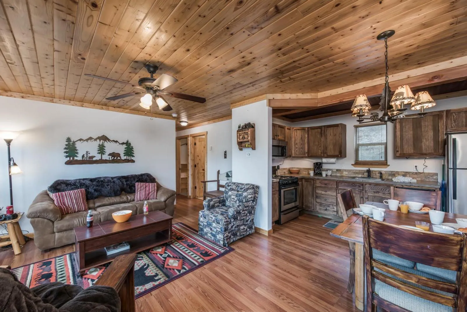 Living room in Aurora Montealis