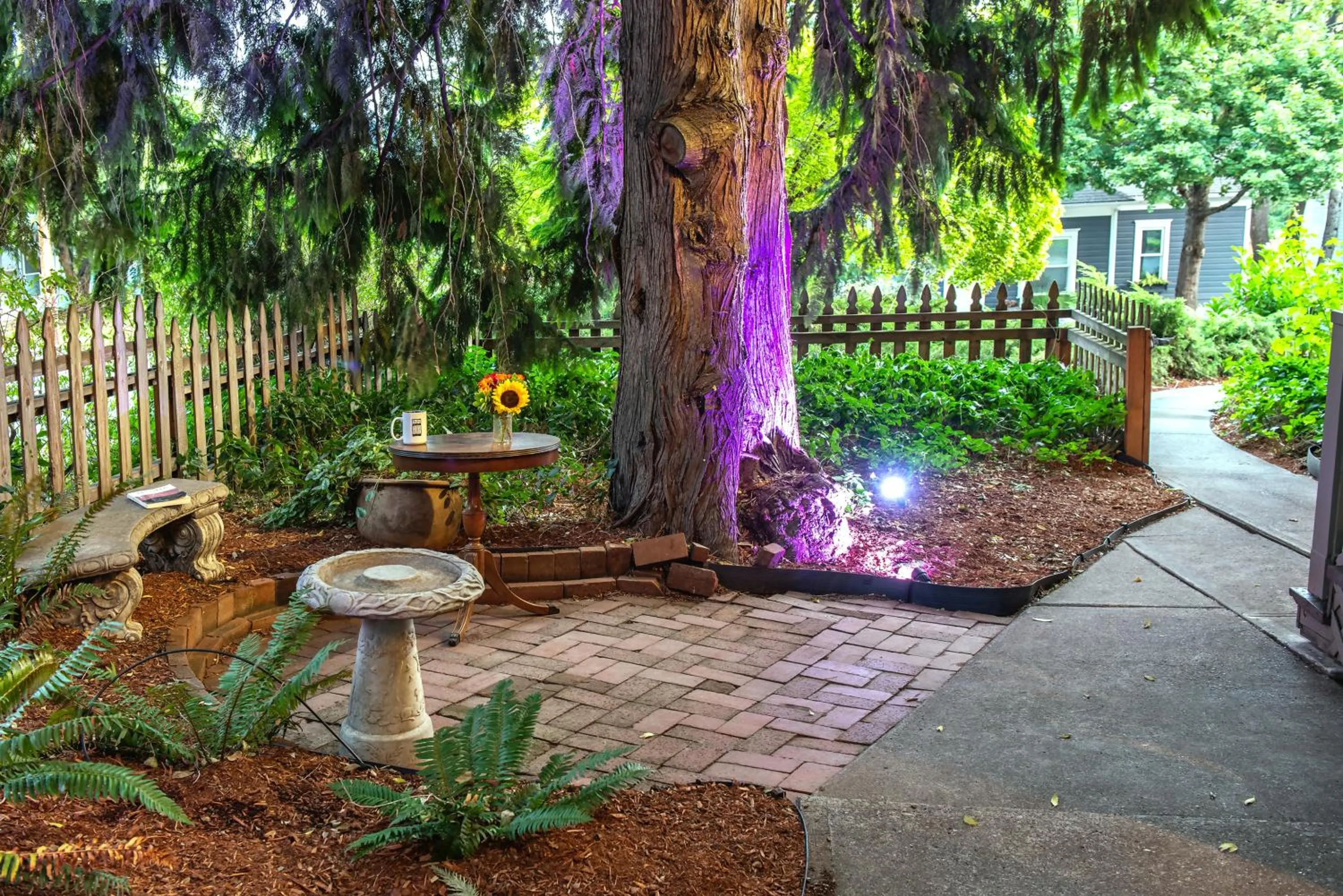 Patio in Inn at the Gorge