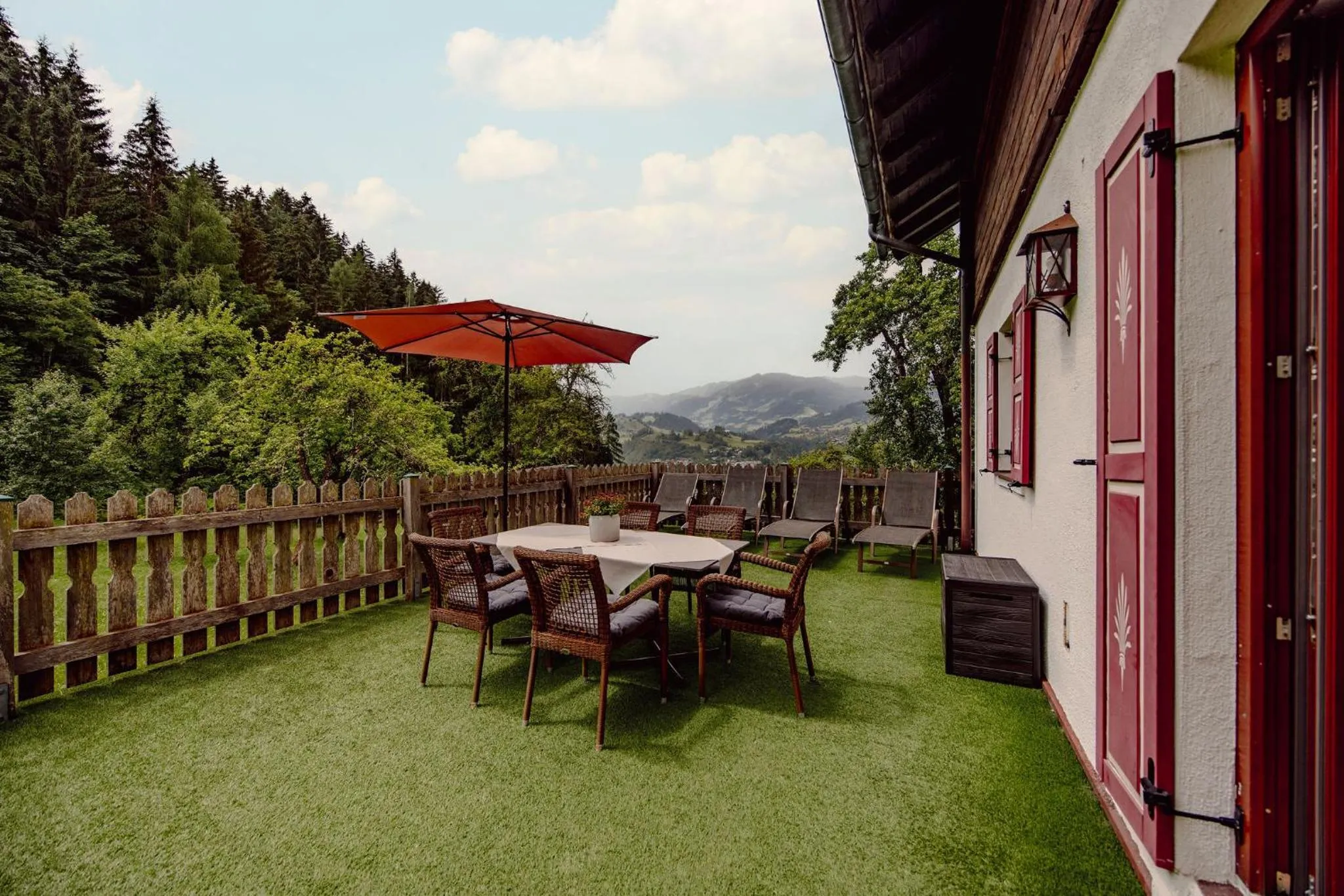 Balcony/Terrace in Lerchs Landhotel