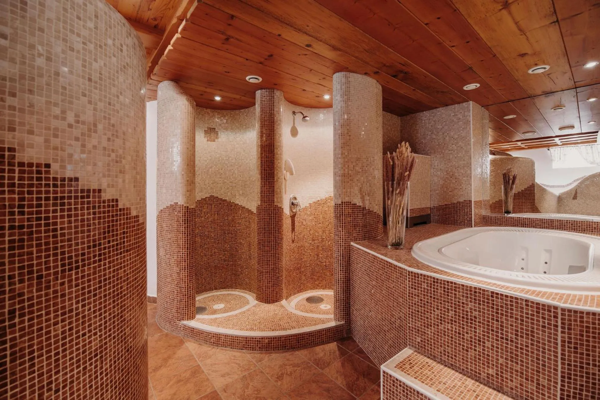 Sauna in Lerchs Landhotel