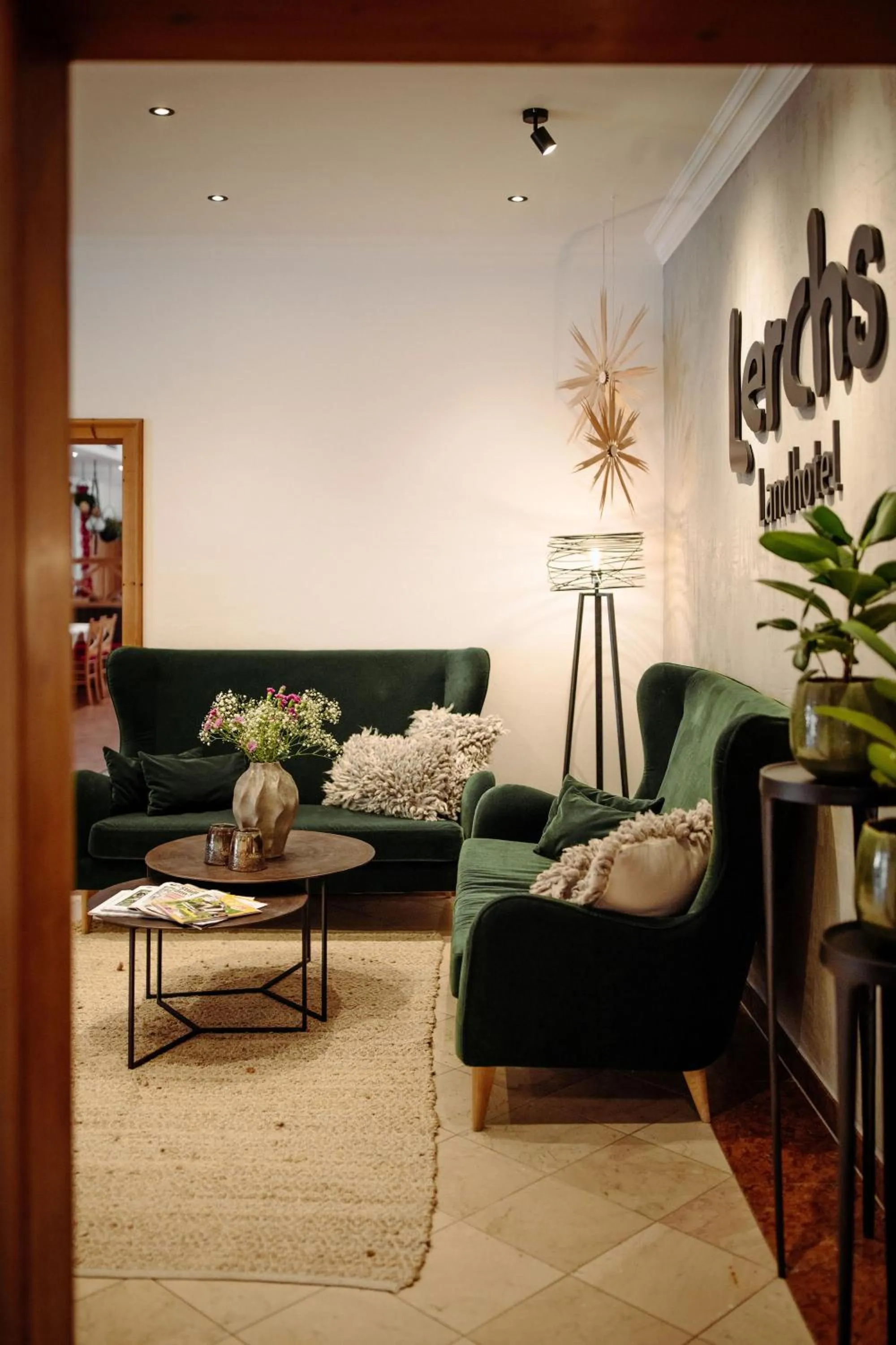 Lobby or reception in Lerchs Landhotel