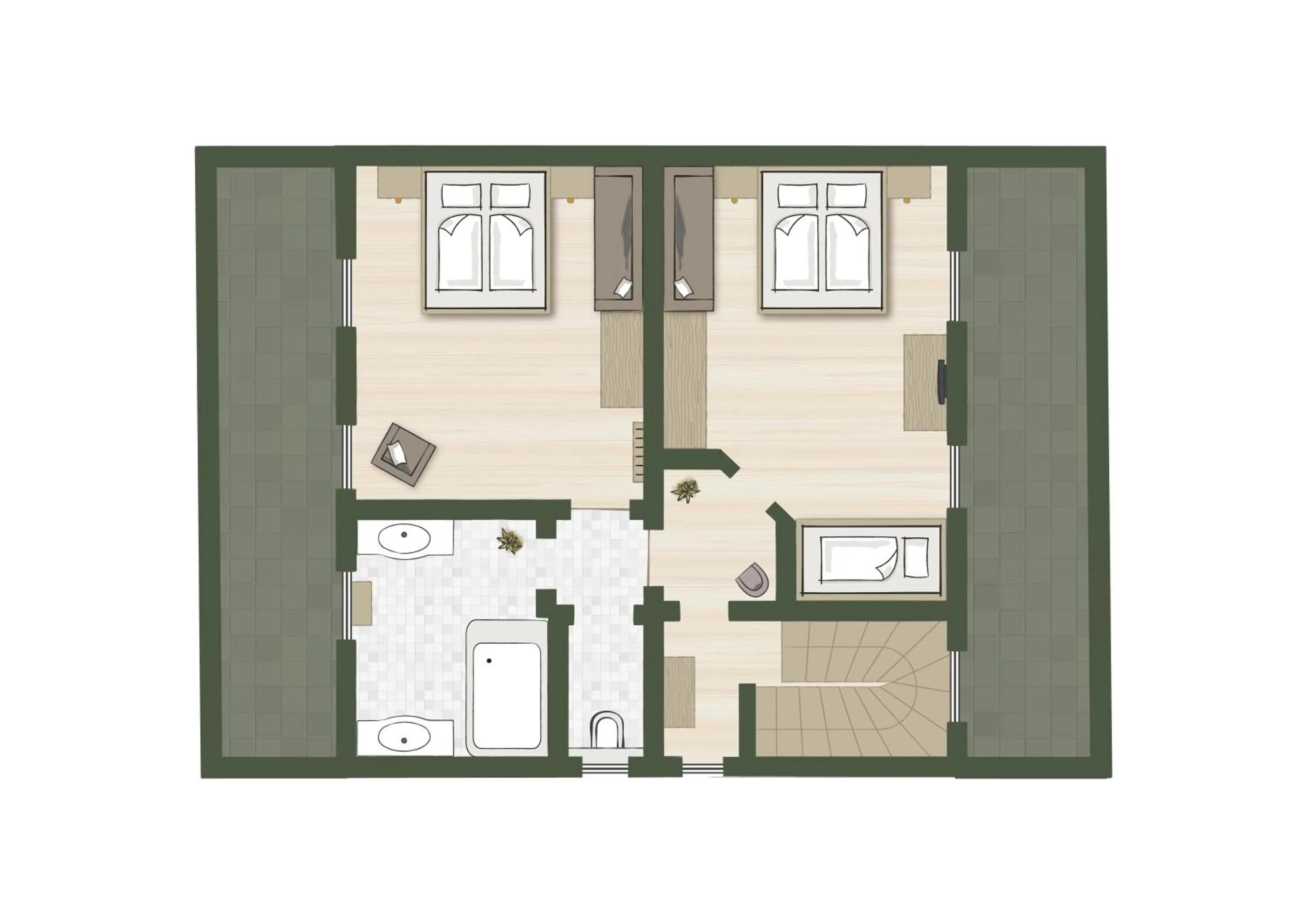 Floor plan in Lerchs Landhotel