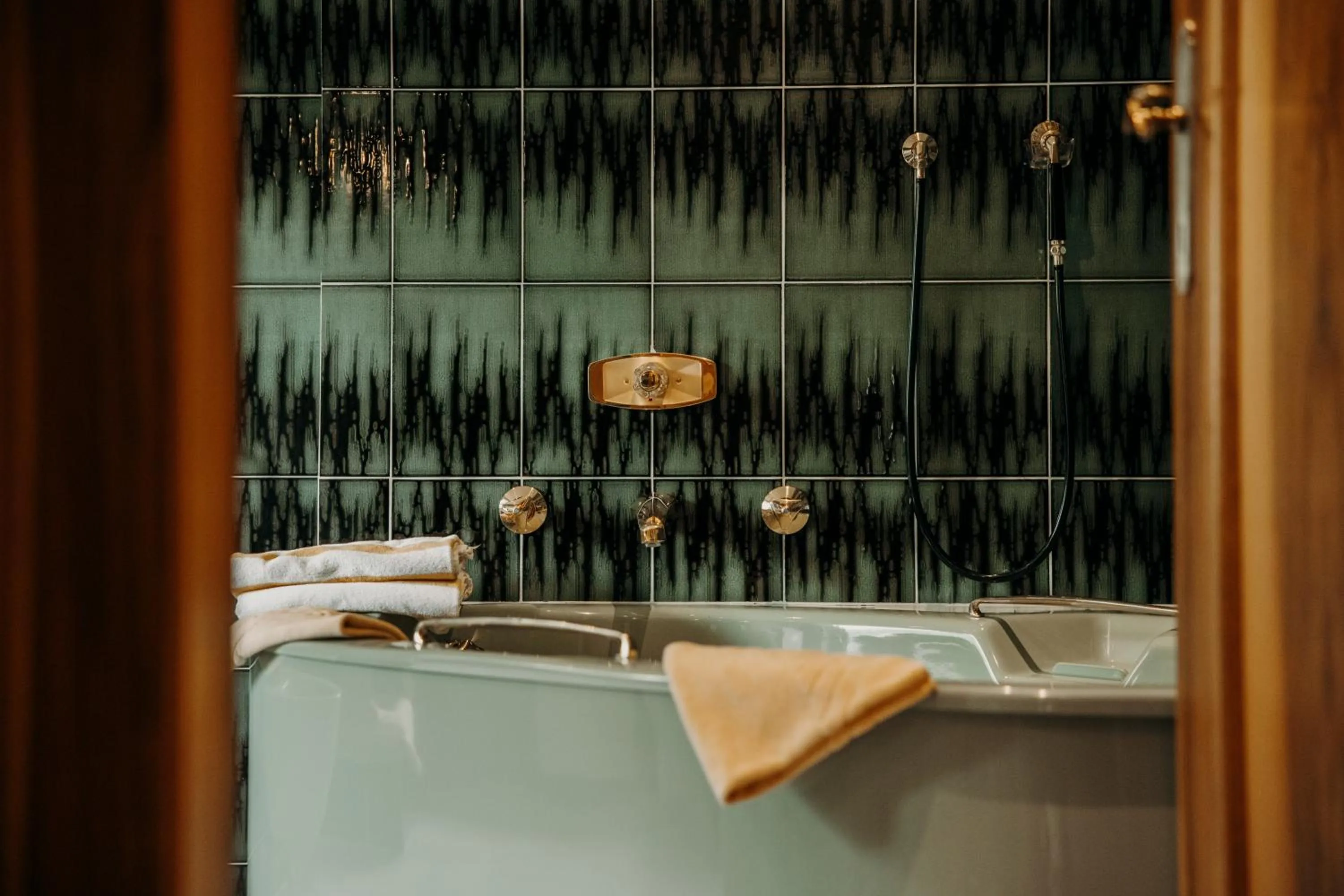 Bathroom in Lerchs Landhotel