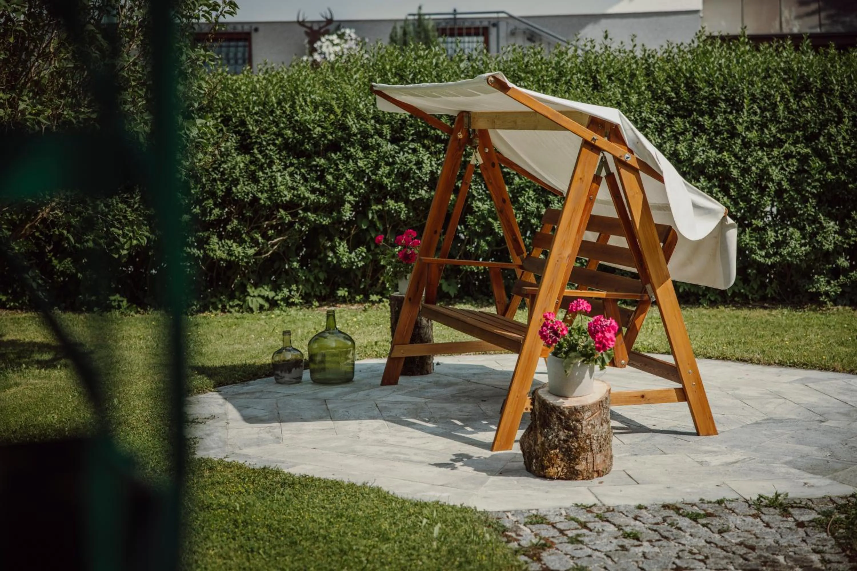 Garden in Lerchs Landhotel