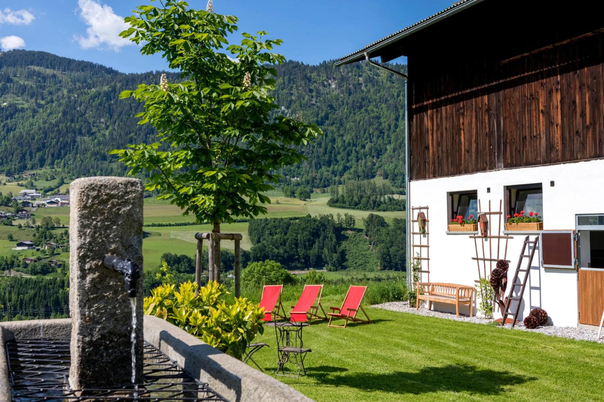 Garden in Lerchs Landhotel