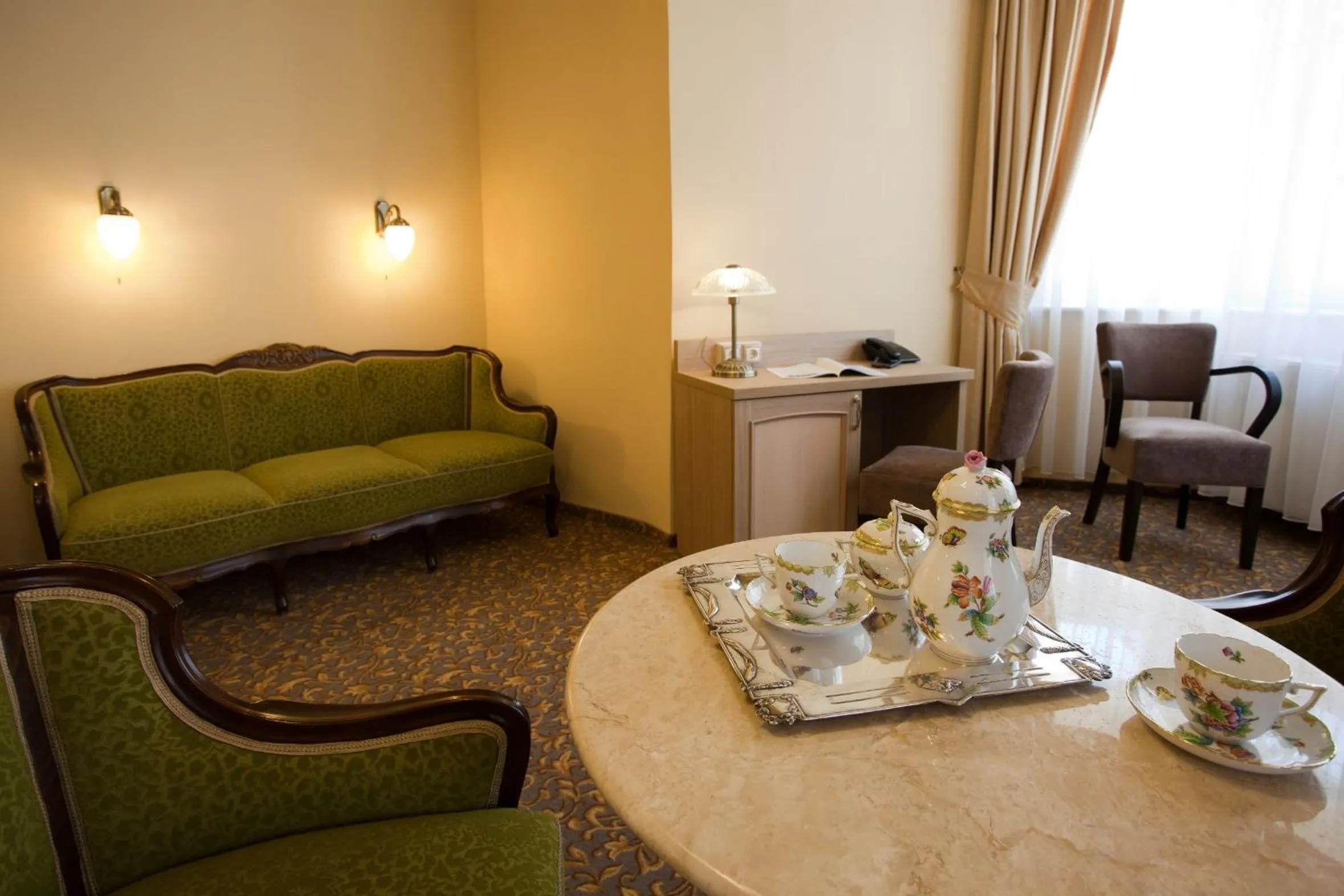 Decorative detail in Barokk Hotel Promenád