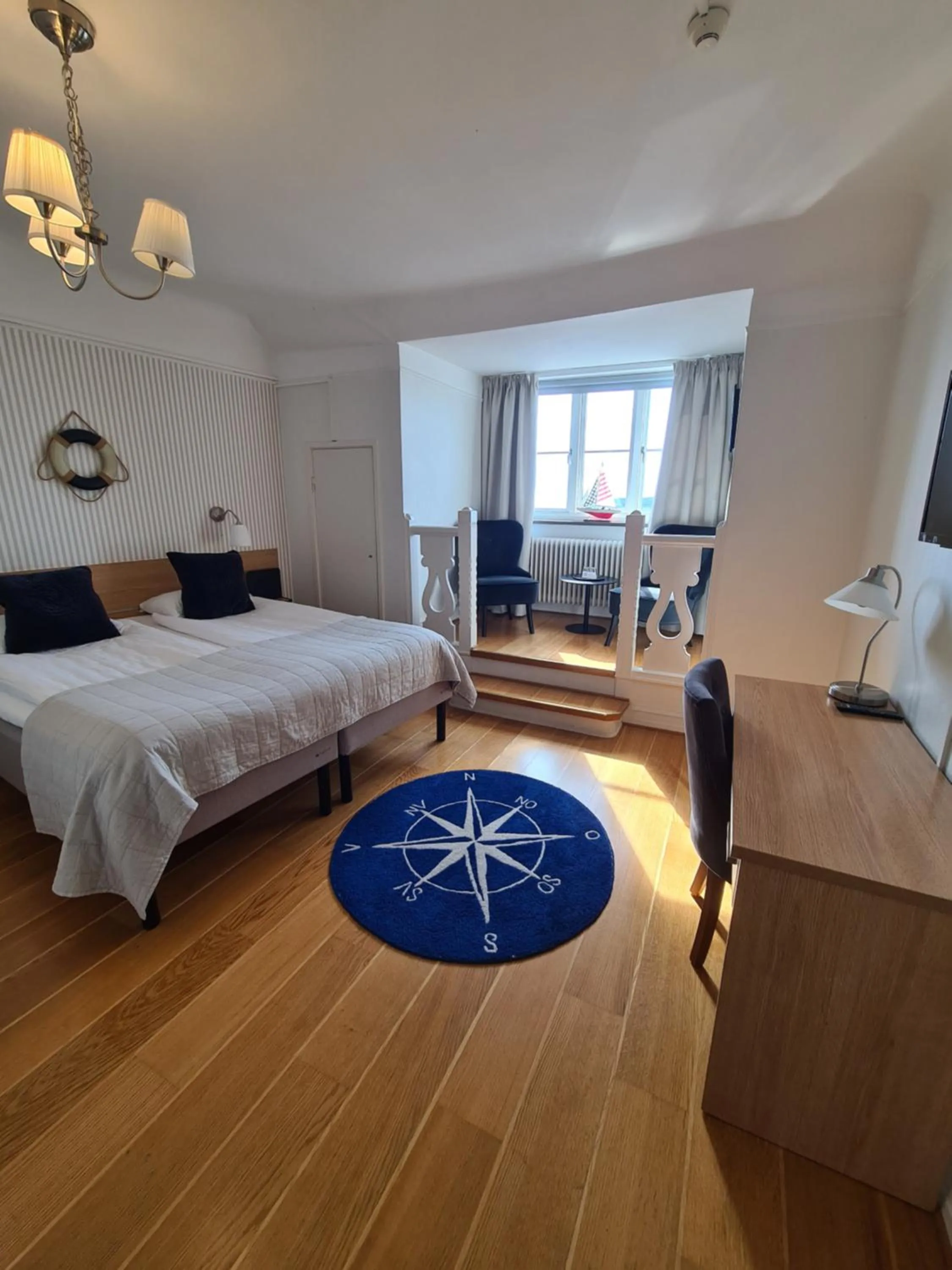 Bed in Hamnhotellet Kronan