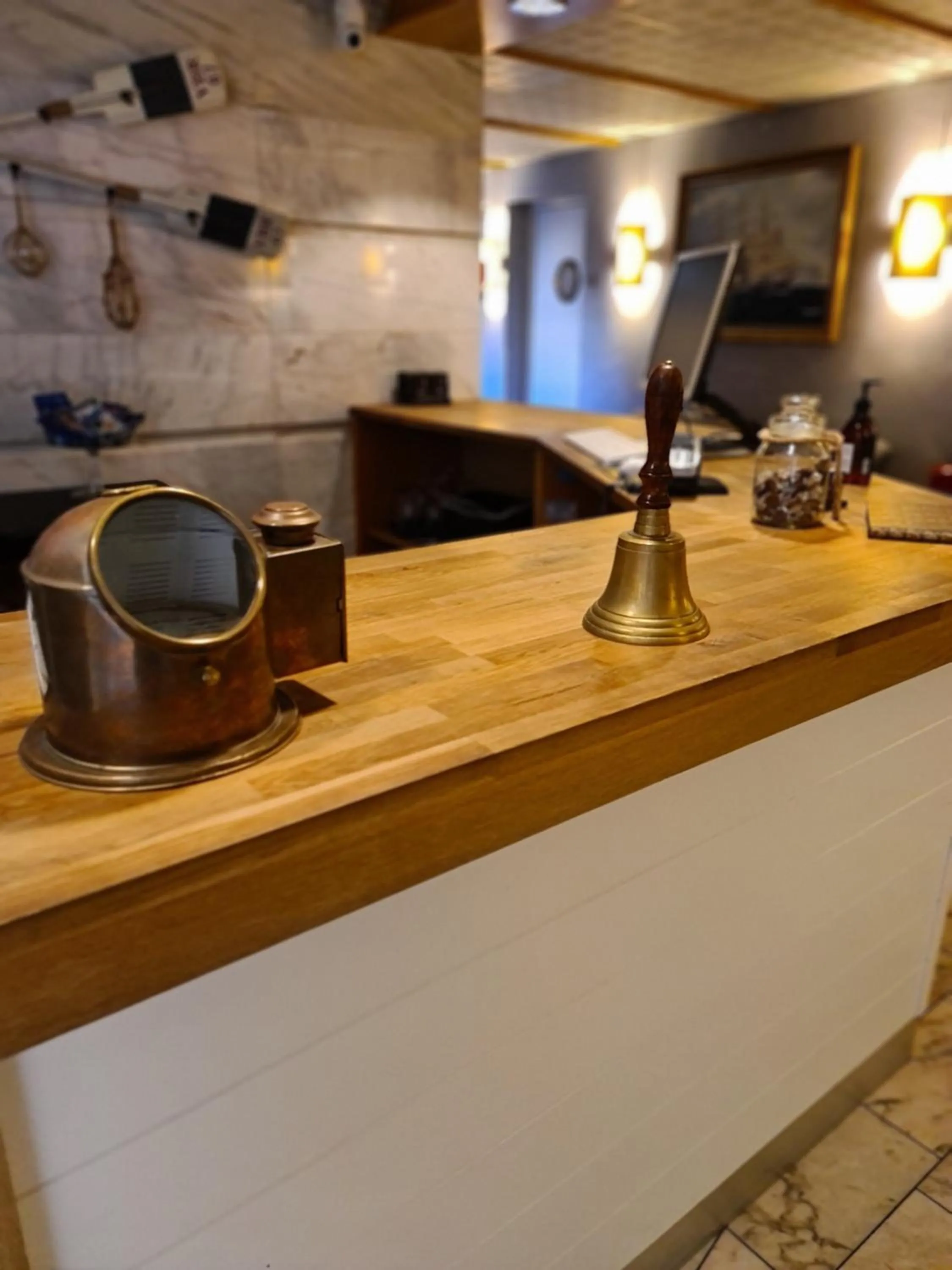 Lobby or reception in Hamnhotellet Kronan