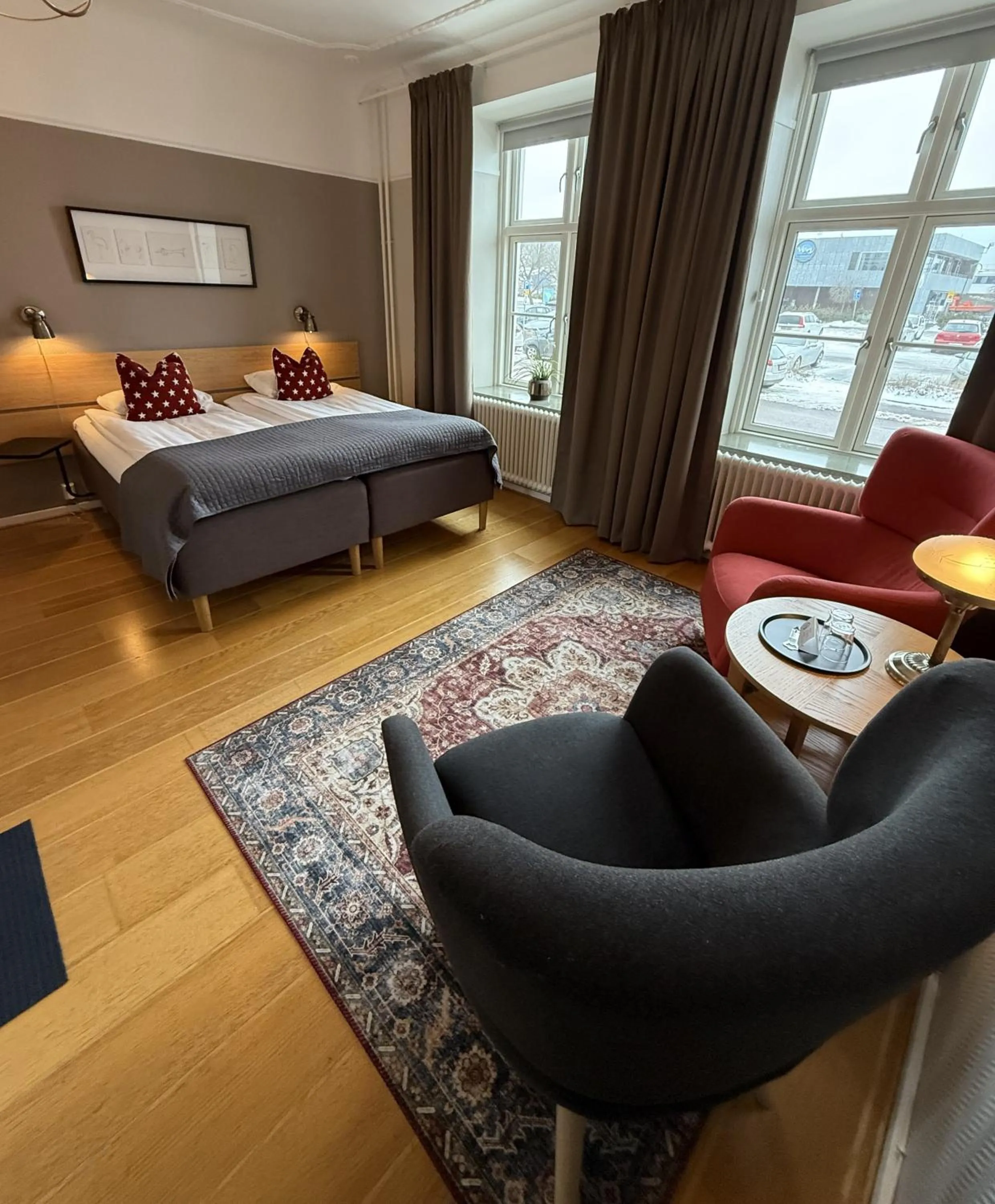 Bed in Hamnhotellet Kronan