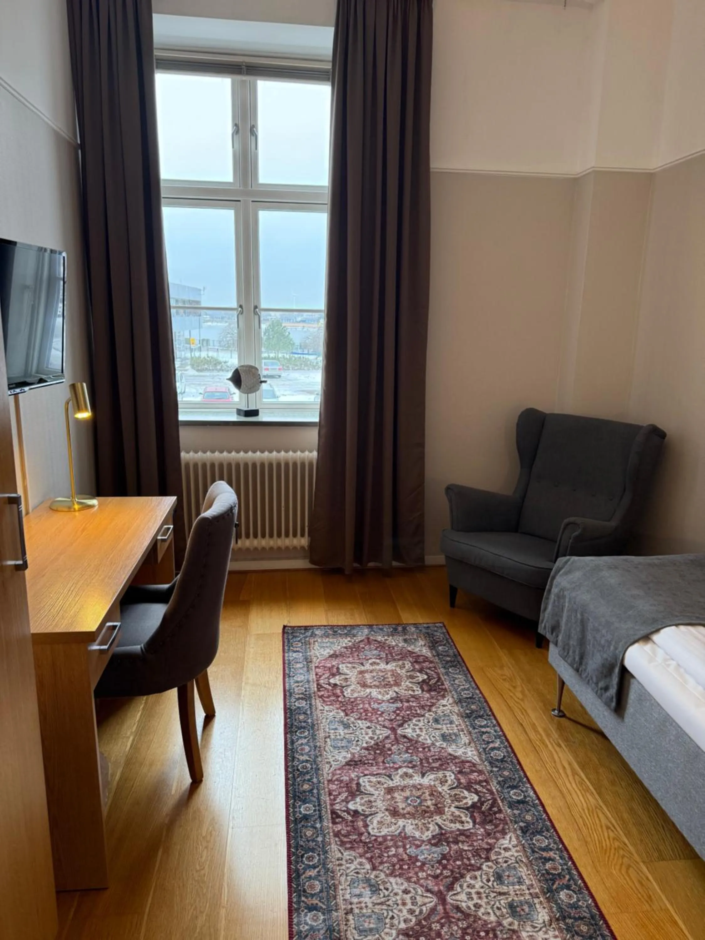 Bed in Hamnhotellet Kronan