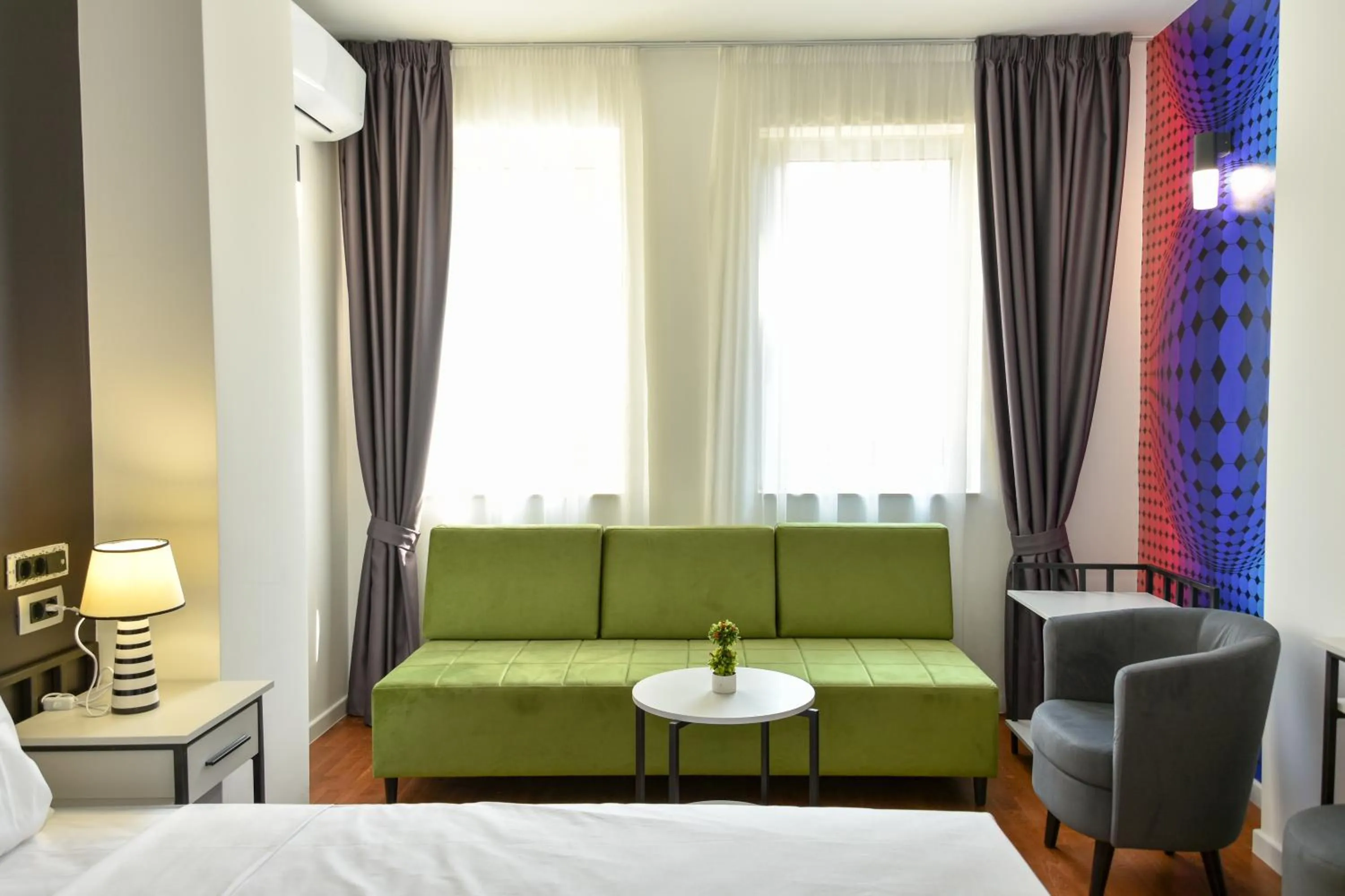 Decorative detail, Bed in Osten Art Hotel