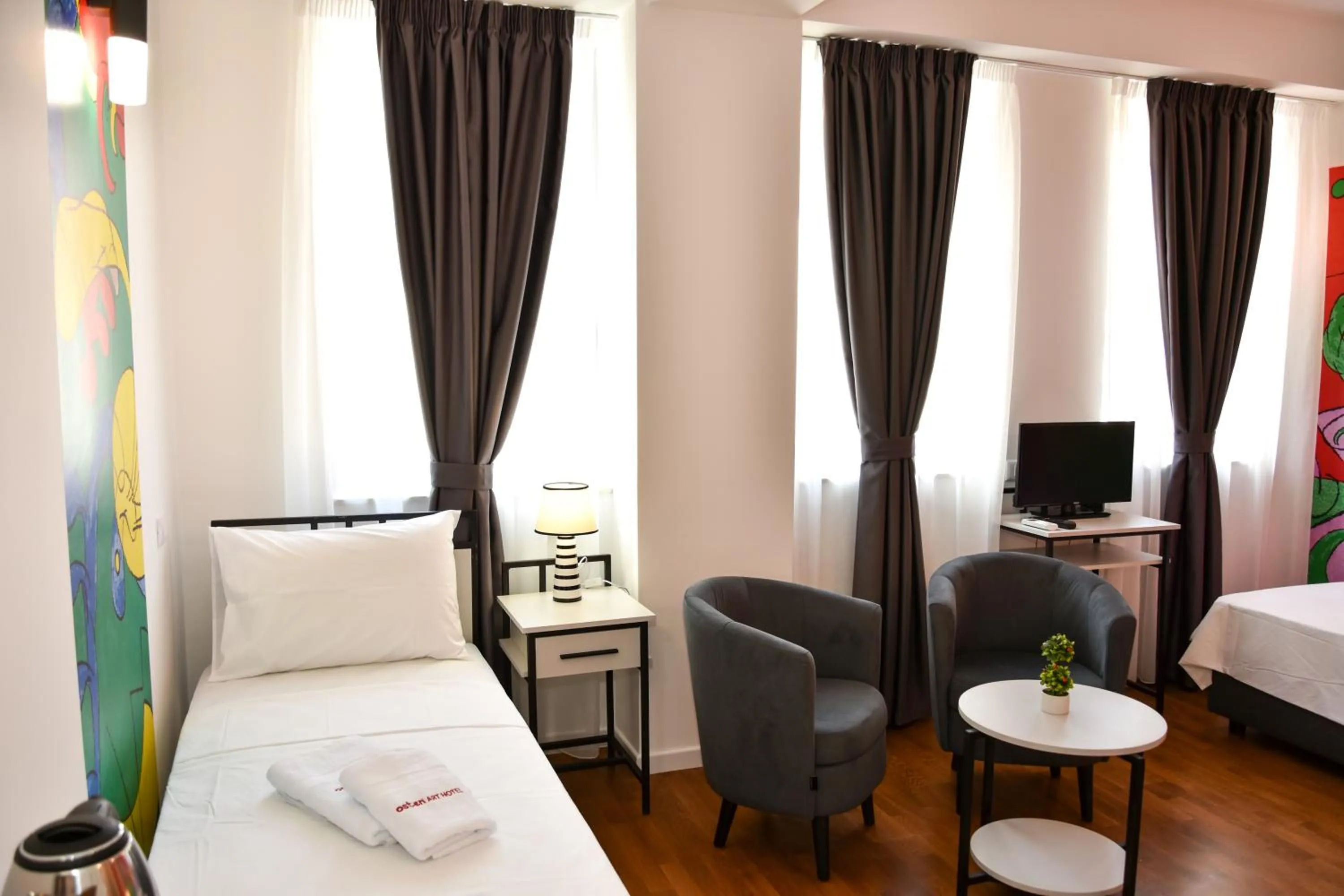 Bed in Osten Art Hotel