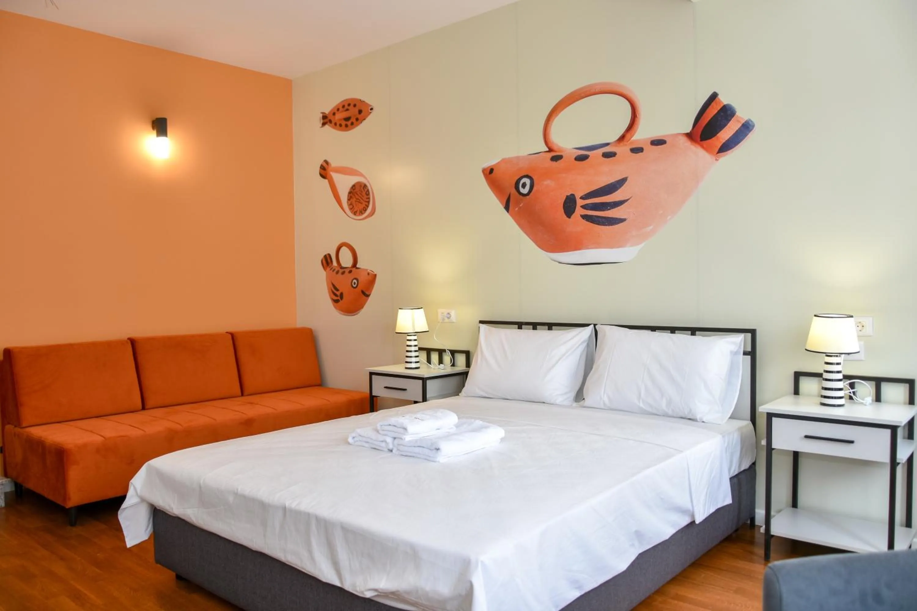 Bed in Osten Art Hotel