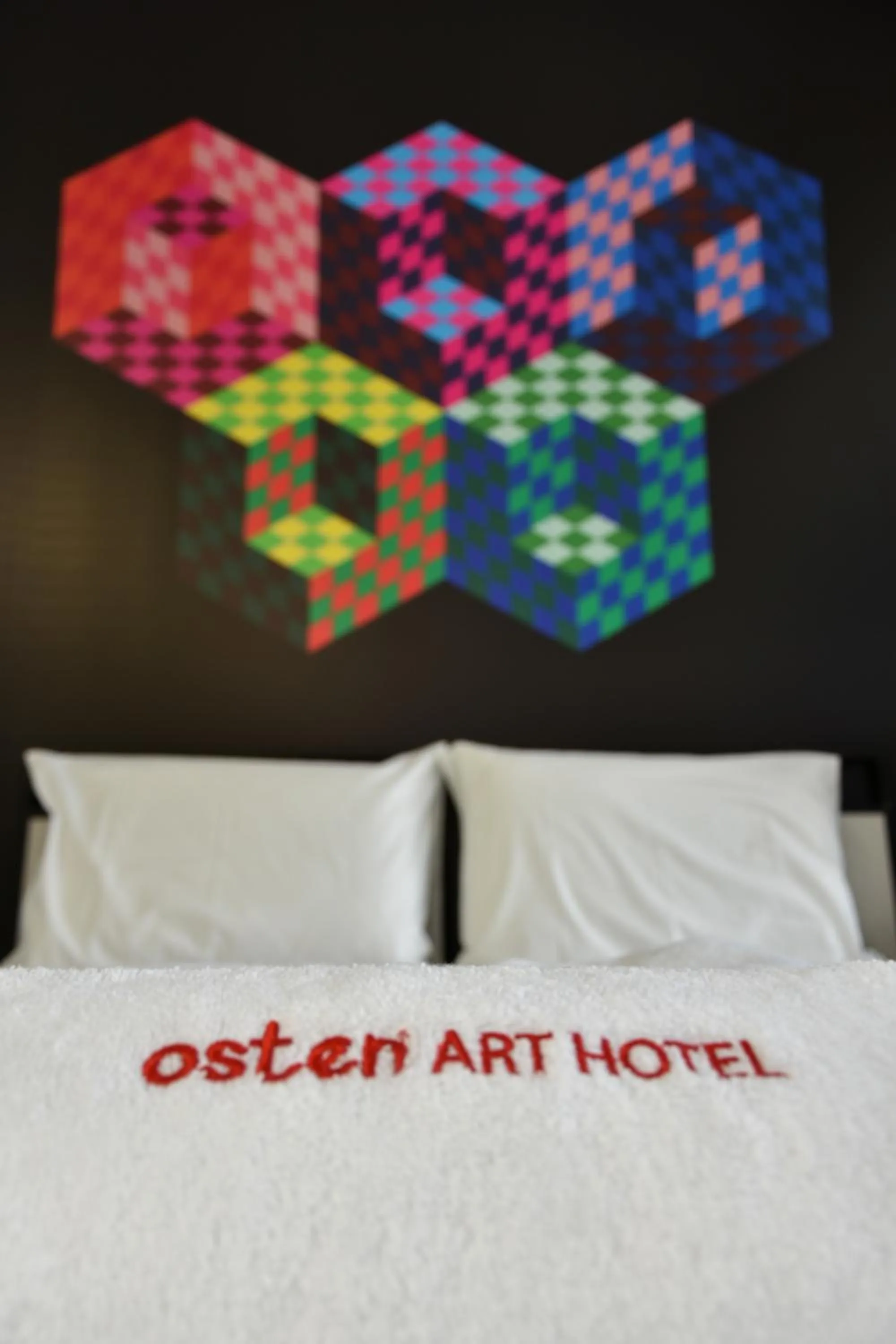 Bed in Osten Art Hotel