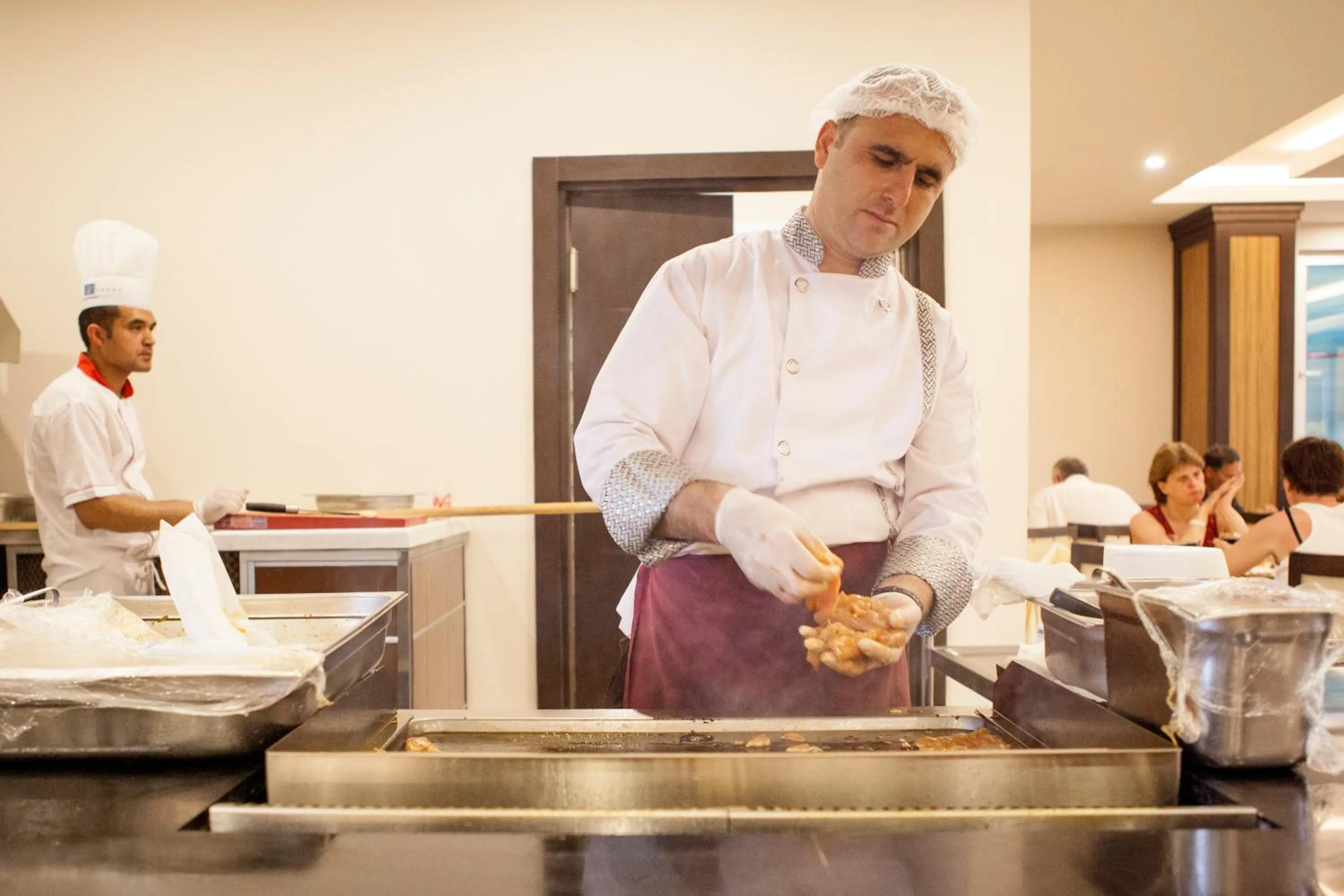 People in Side West Park Hotel