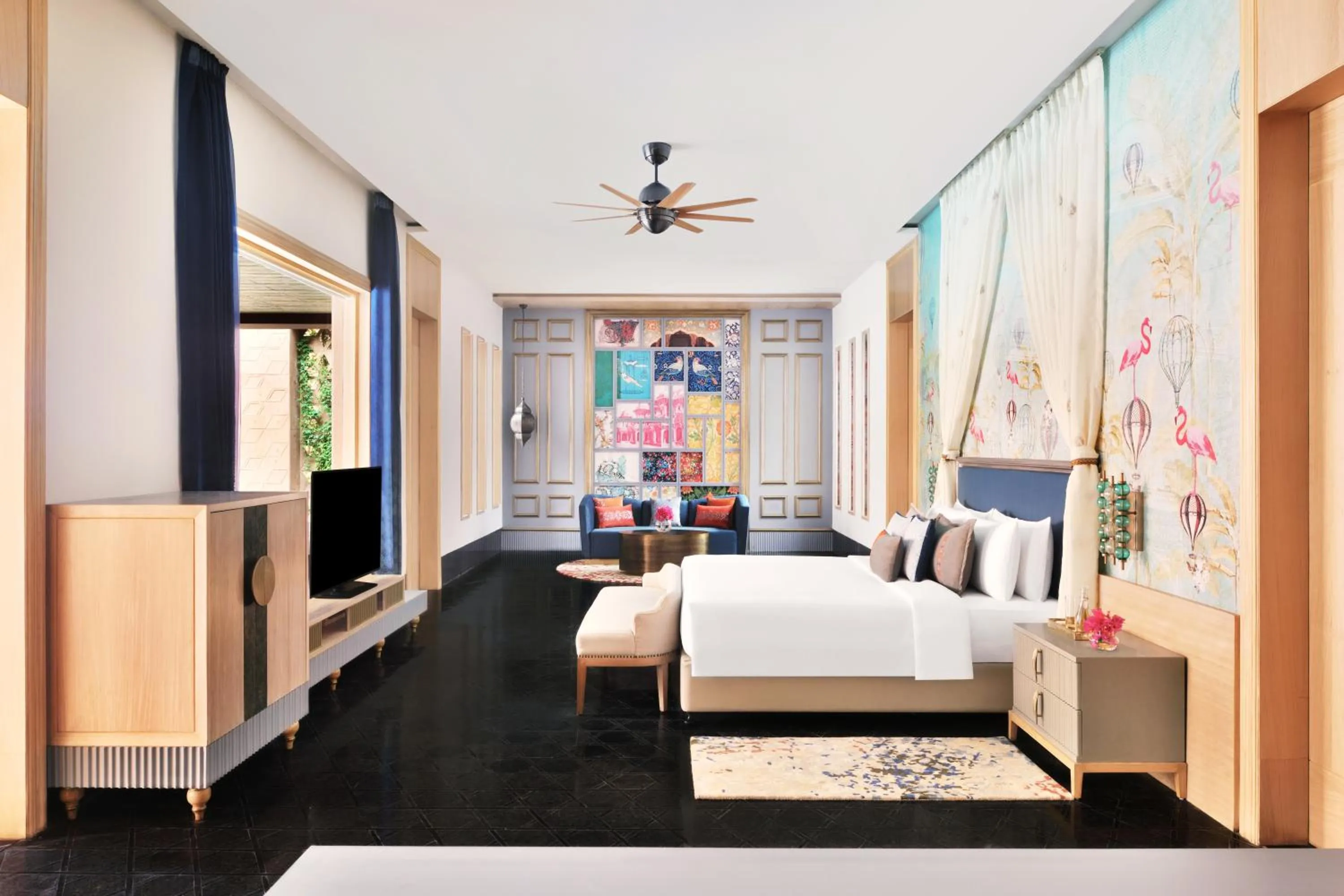 Bathroom, Bed in Taj Devi Ratn Resort & Spa, Jaipur