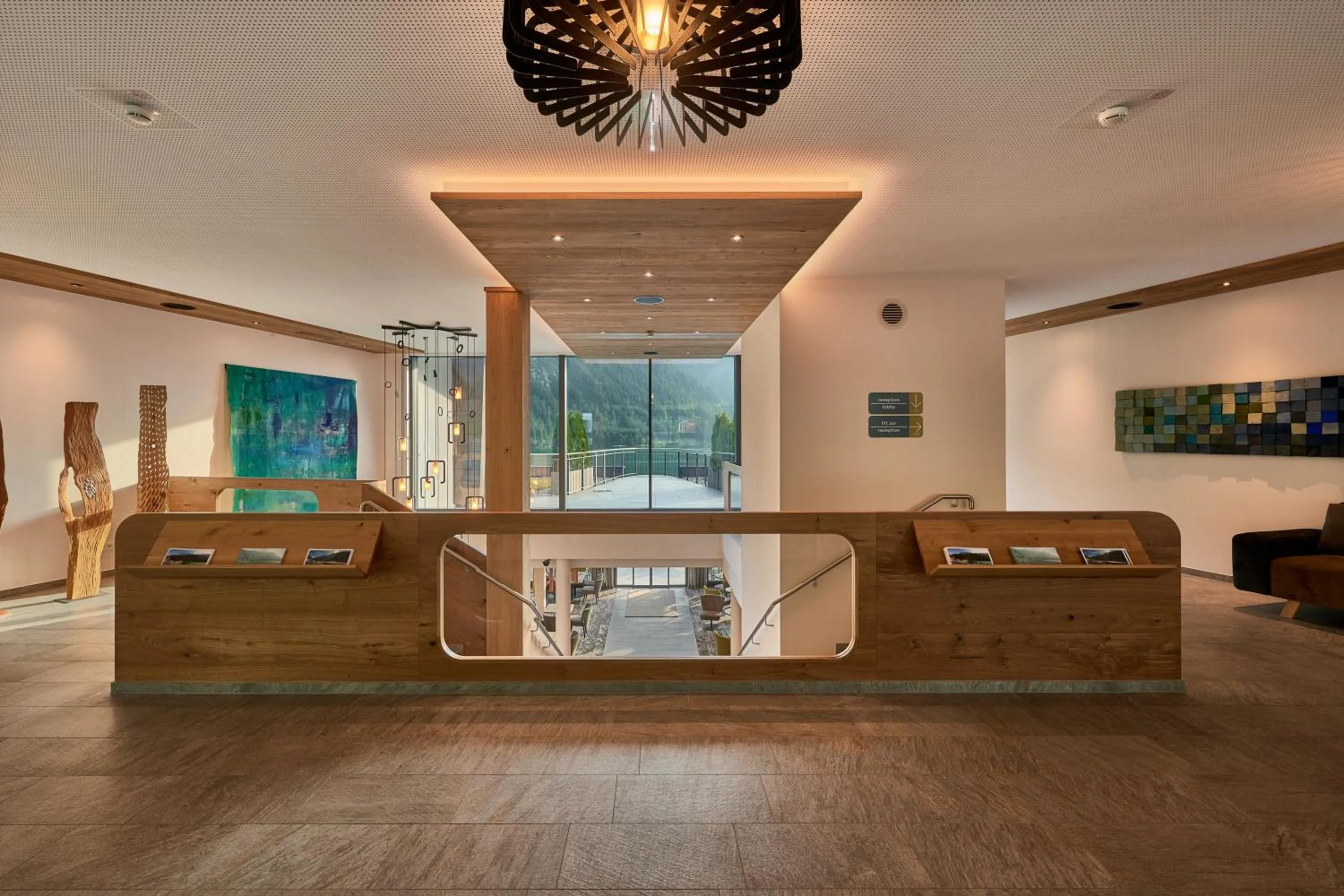 Lobby or reception in haldensee - Naturerlebnis und Wellnesshotel