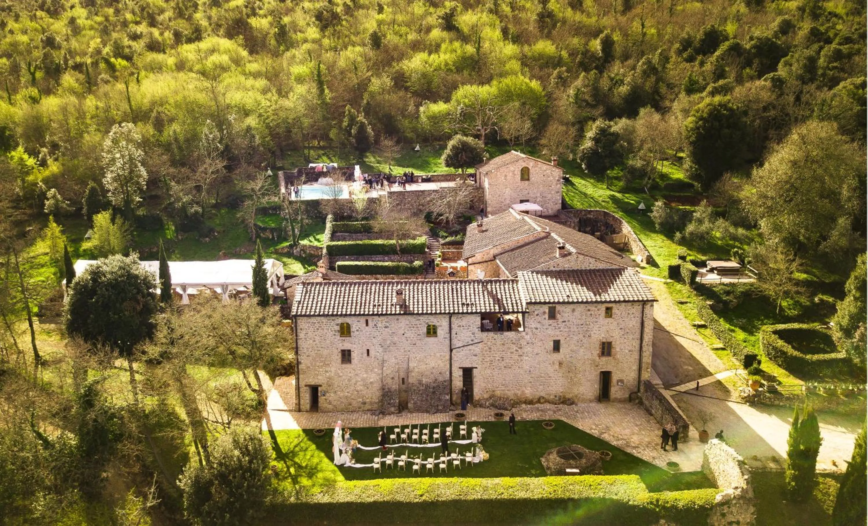 Bird's eye view in Relais La Costa Historical Residence