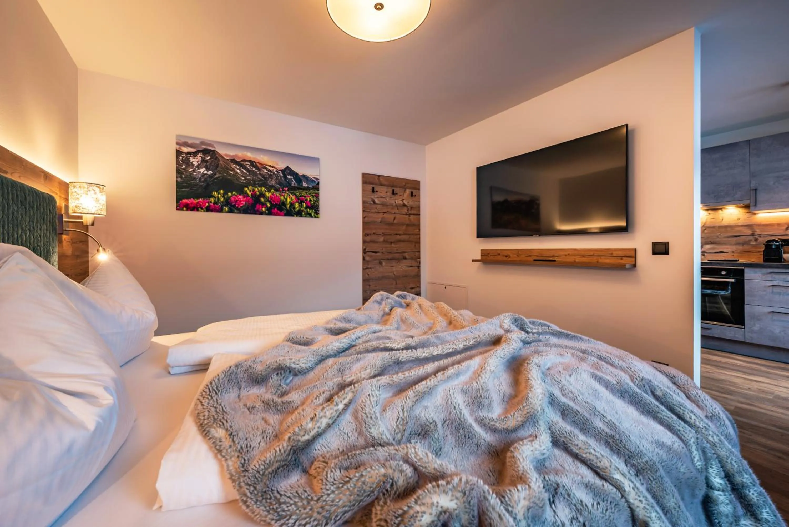 Bedroom, Bed in Gästehaus Wiesengrund & Apart Sporer